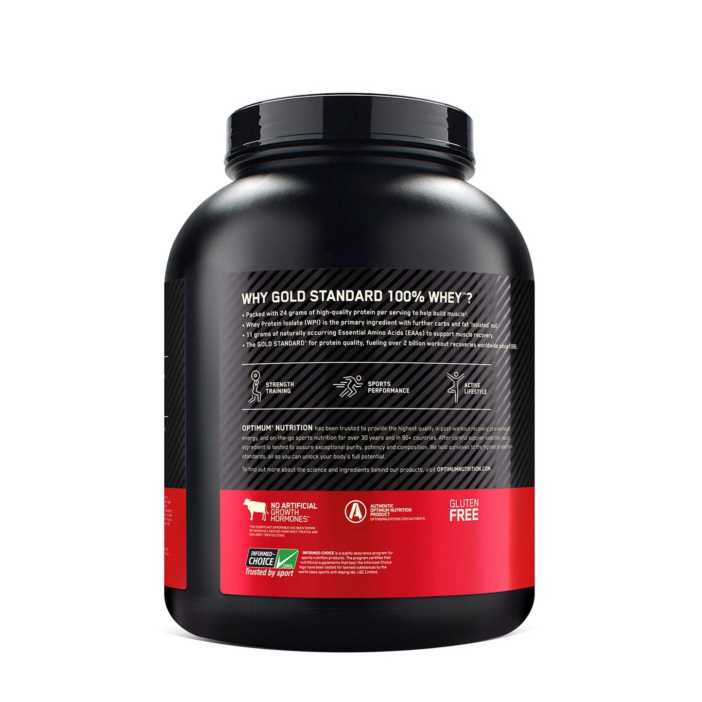 Optimum Nutrition 100% Whey Gold Chocolate Whey Protein Powder 5 lb (80 Servings)