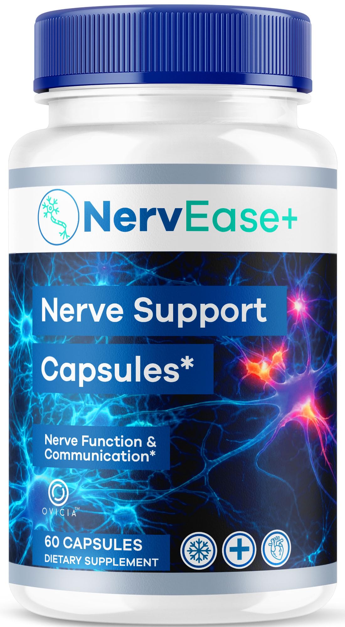 OVICIA NervEase Support Capsules, 60 Capsules