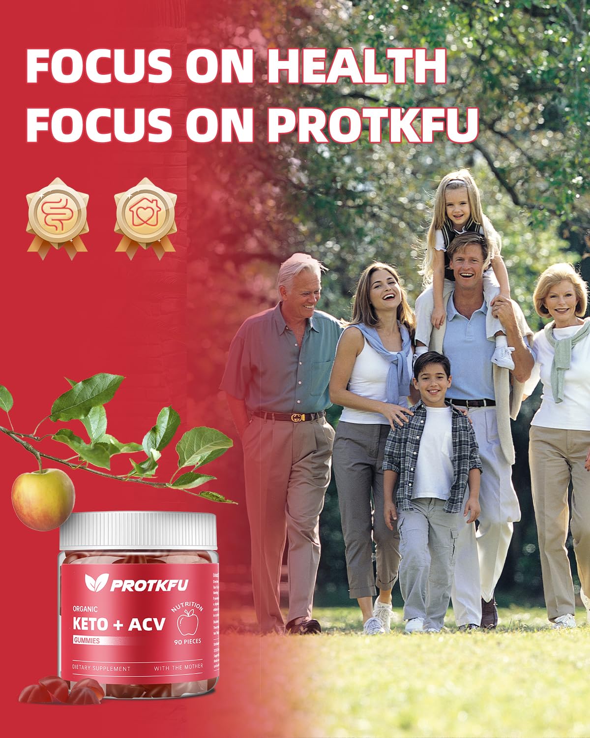 ProTKFU Keto ACV Gummies Gummy, 90 Count