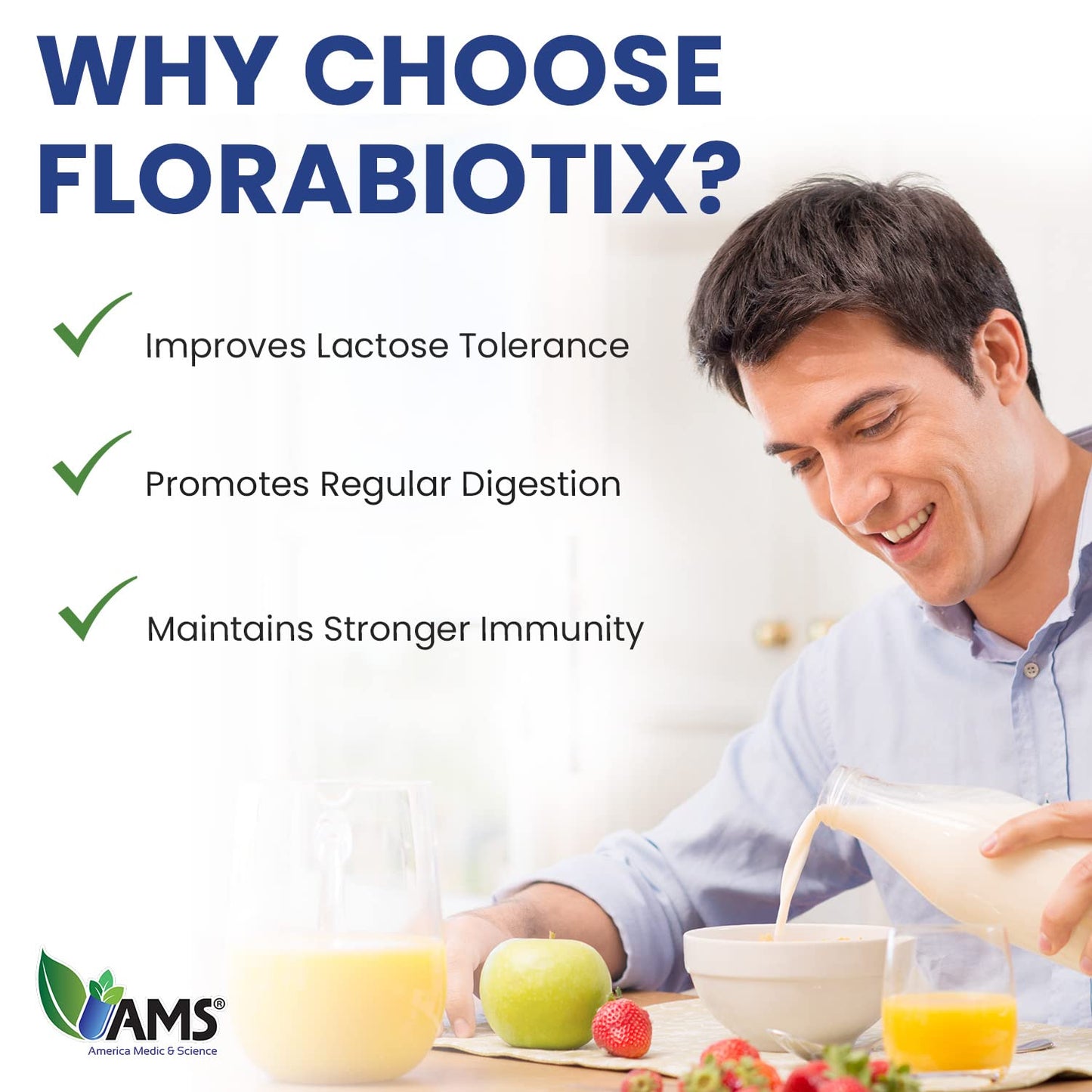 America Medic & Science Florabiotix Probiotic Capsule, 30 Count