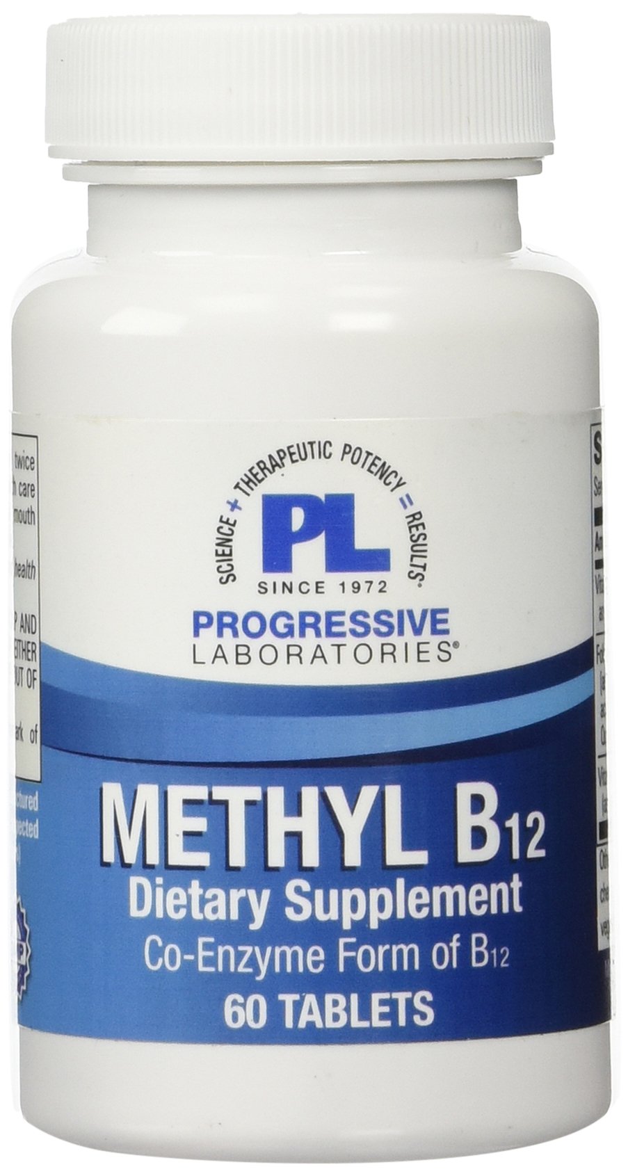 Progressive Laboratories Methyl B12 Supplement 60 Tablets