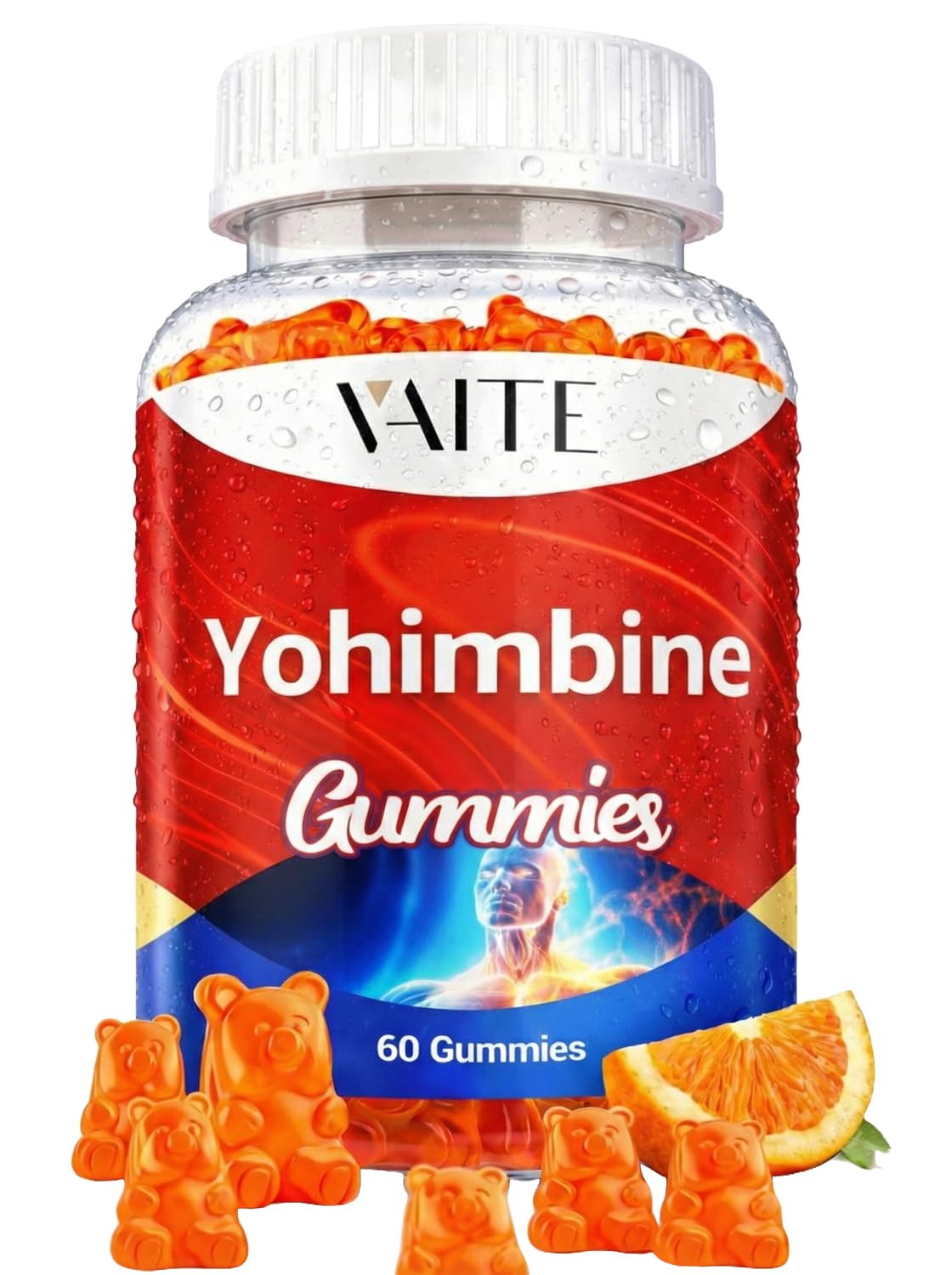 VAITE Yohimbine HCl 15mg Gummy 60 Gummies