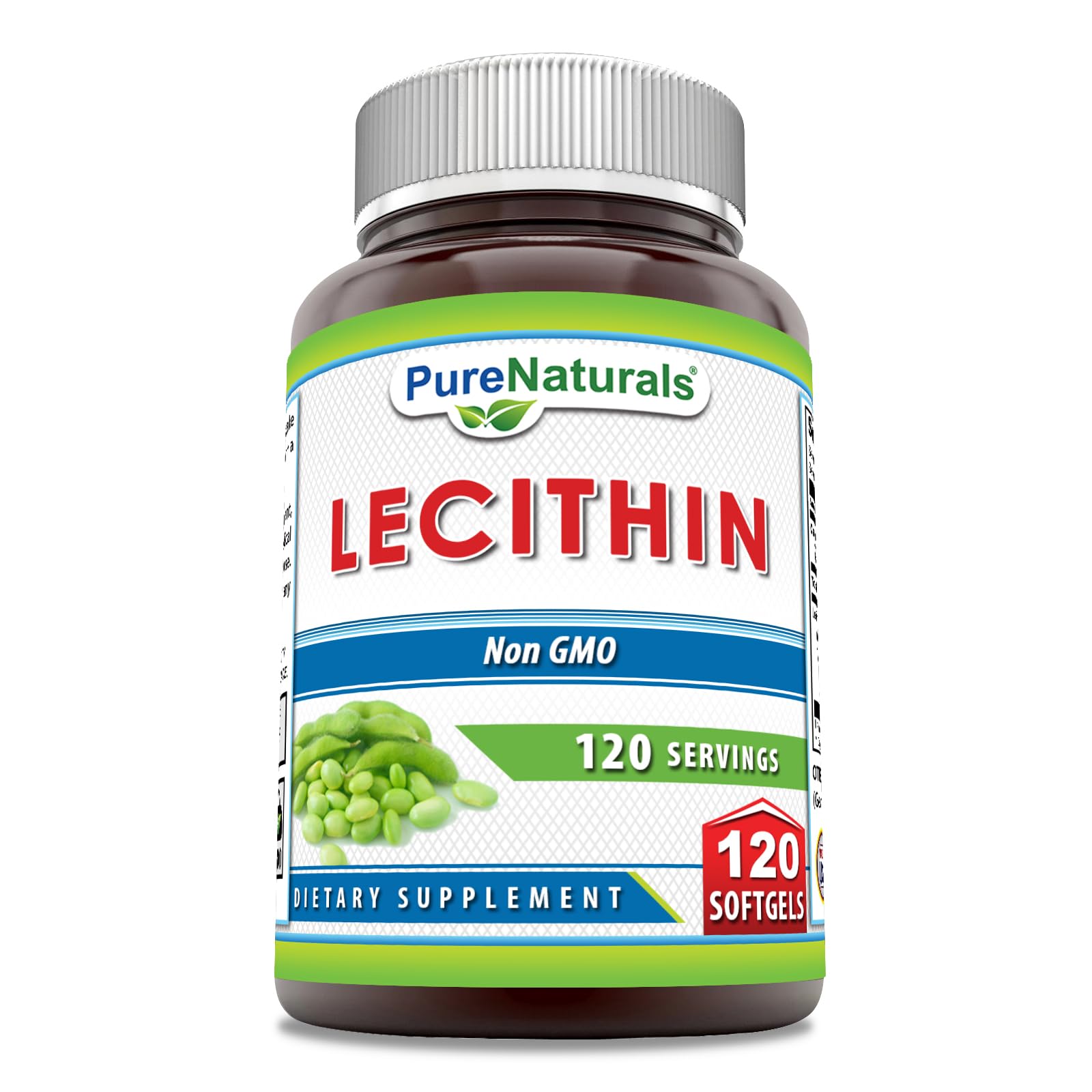 Pure Naturals Lecithin 1200 mg Softgels 1 Count