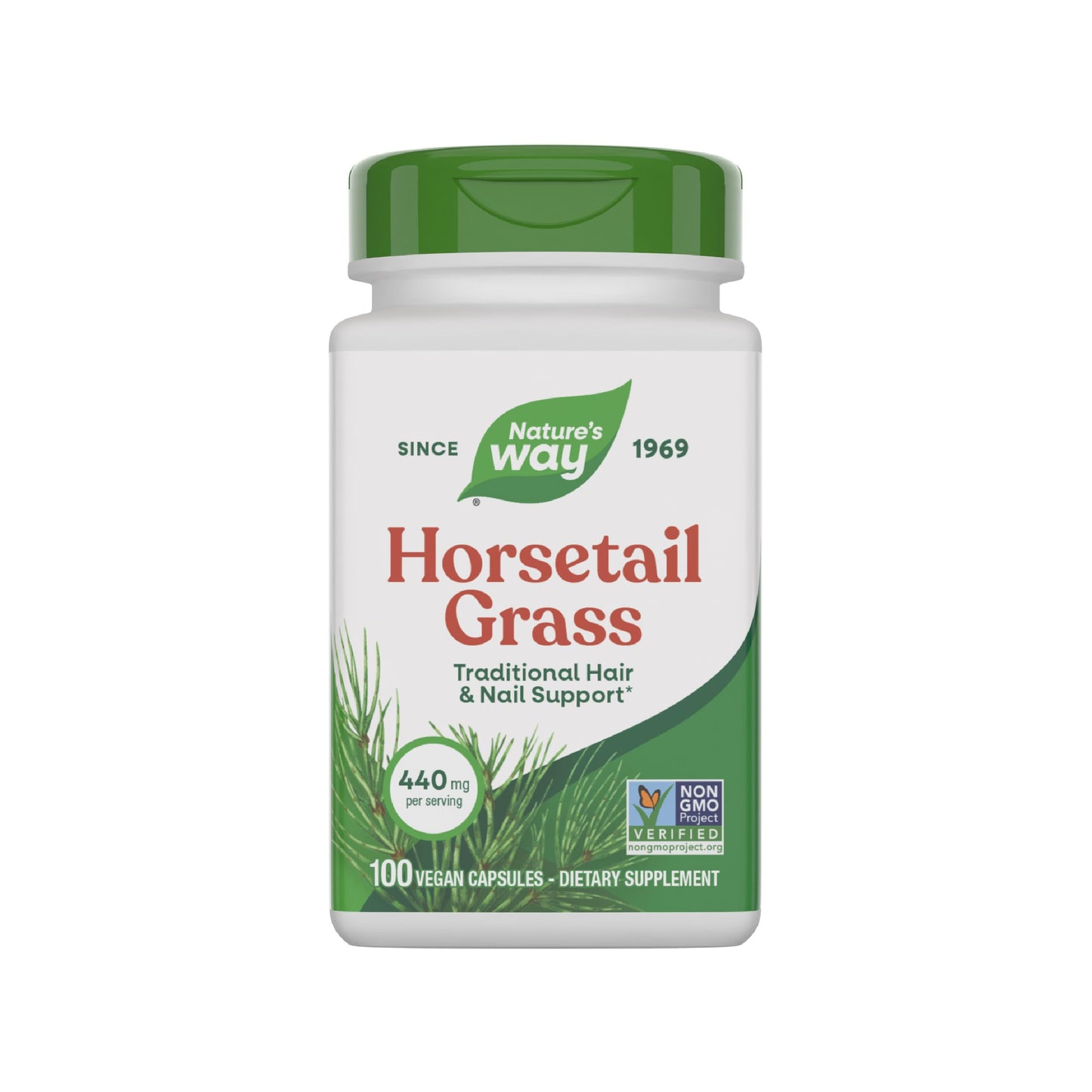 Nature's Way Horsetail Grass Capsules, 100 Count