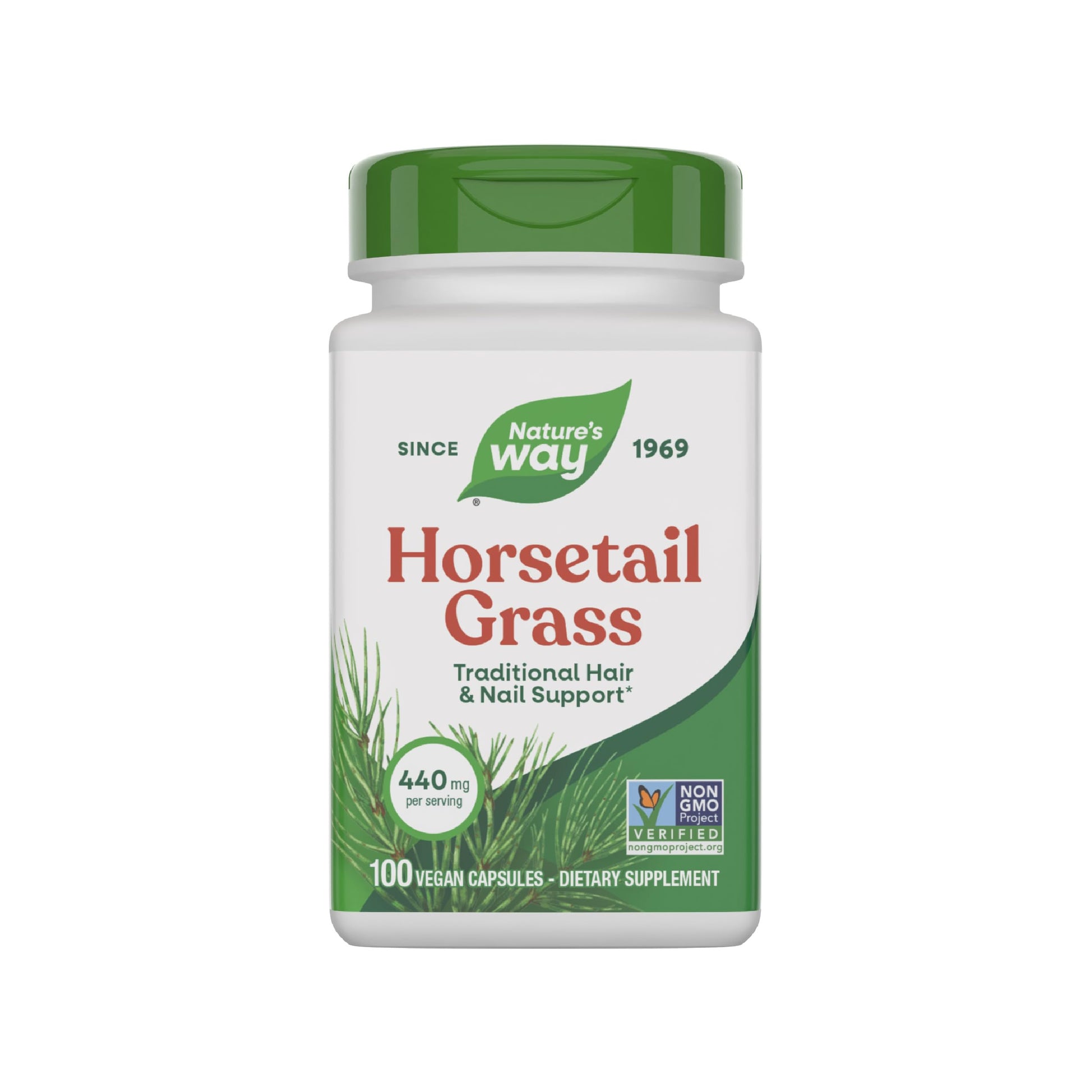 Nature's Way Horsetail Grass Capsules, 100 Count