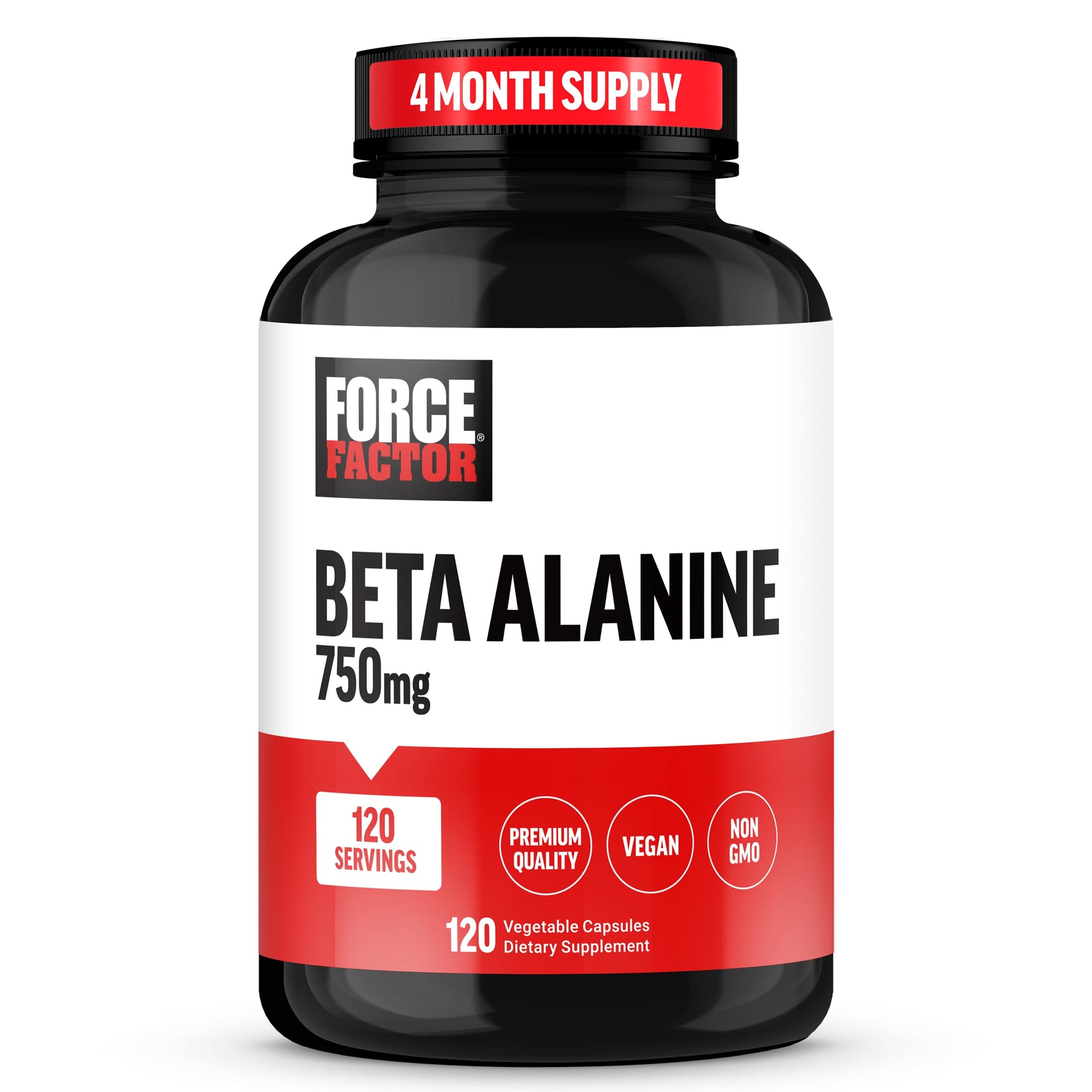 Force Factor Beta Alanine Capsules, 120 Count