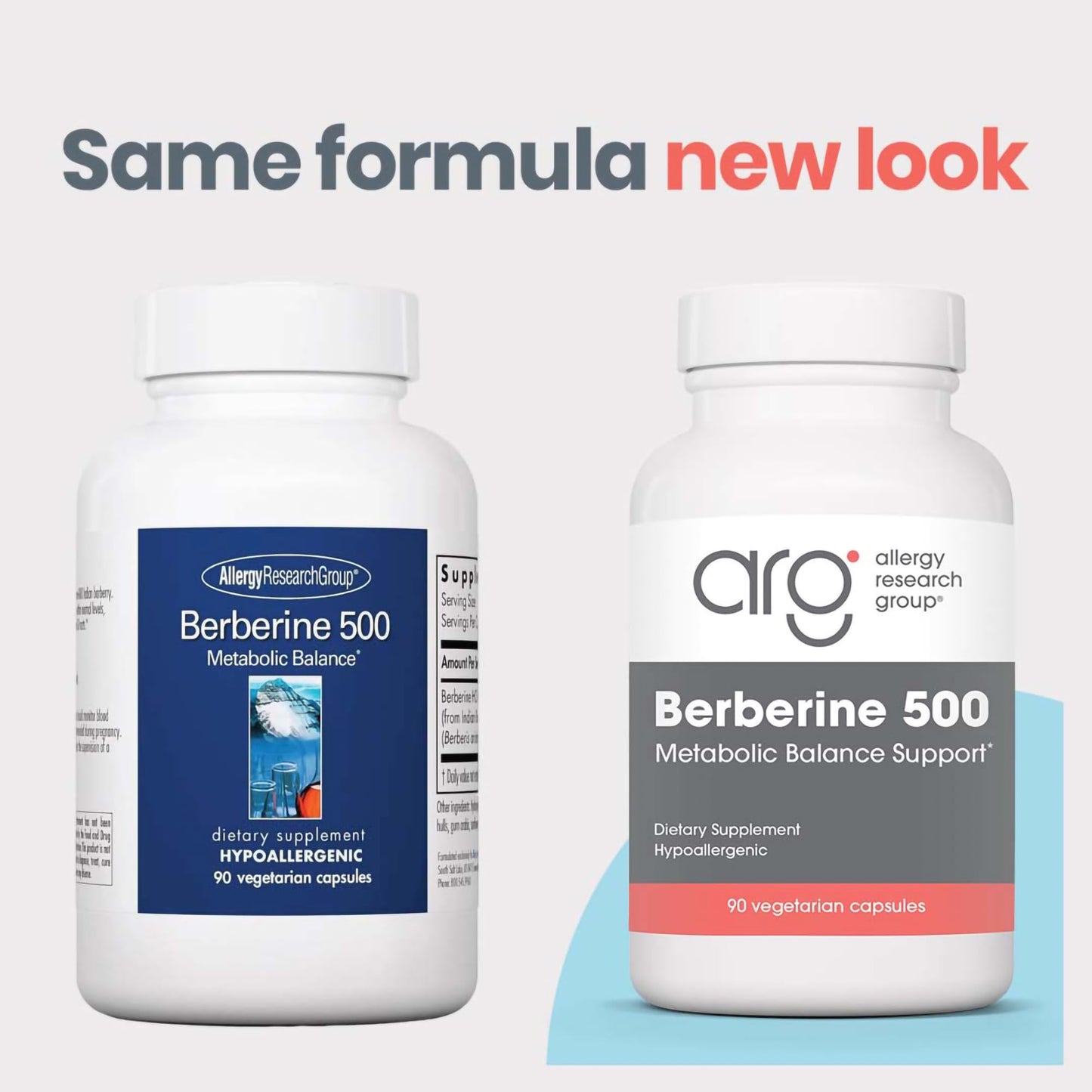 Allergy Research Group Berberine 500 HCl Capsule, 90 Capsules