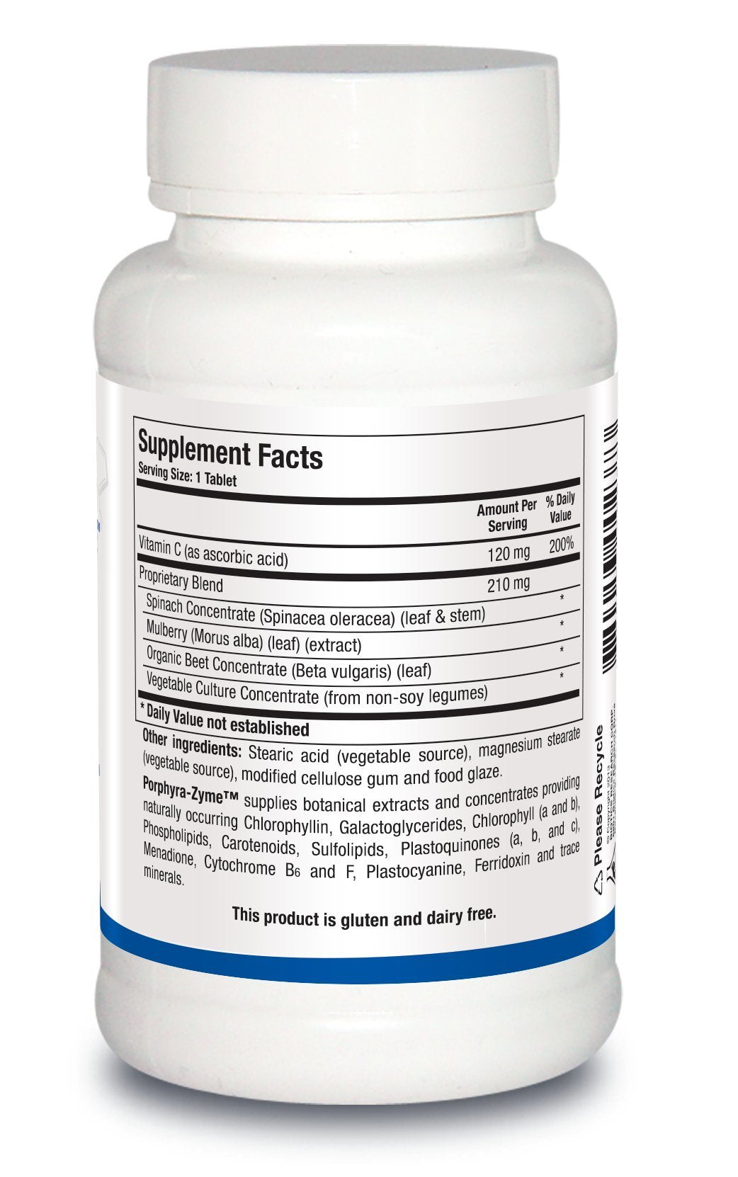BIOTICS RESEARCH Porphyra Zyme Chlorophyll Concentrate Tablets, 270