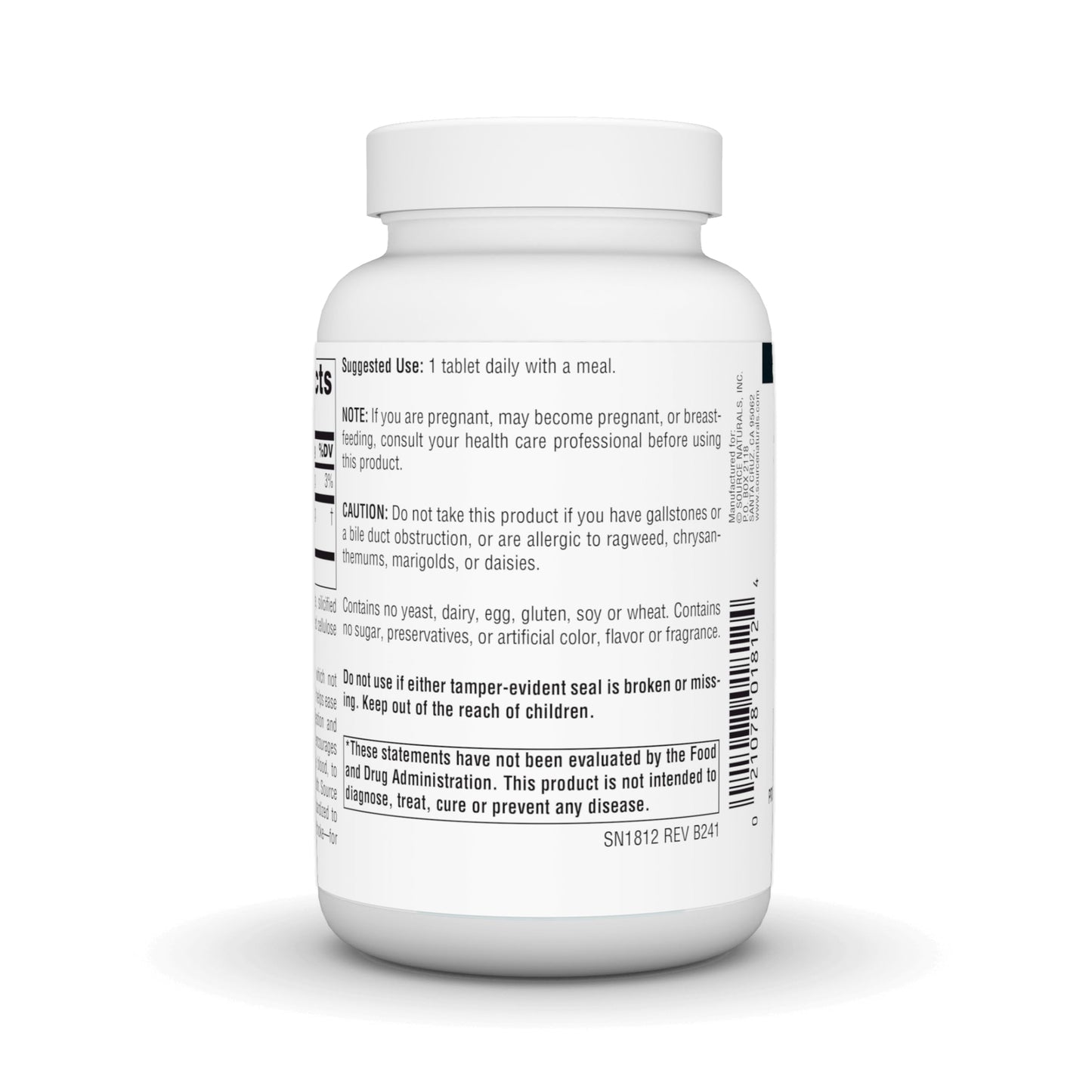 Source Naturals Artichoke Extract 500mg Tablet 180 Count