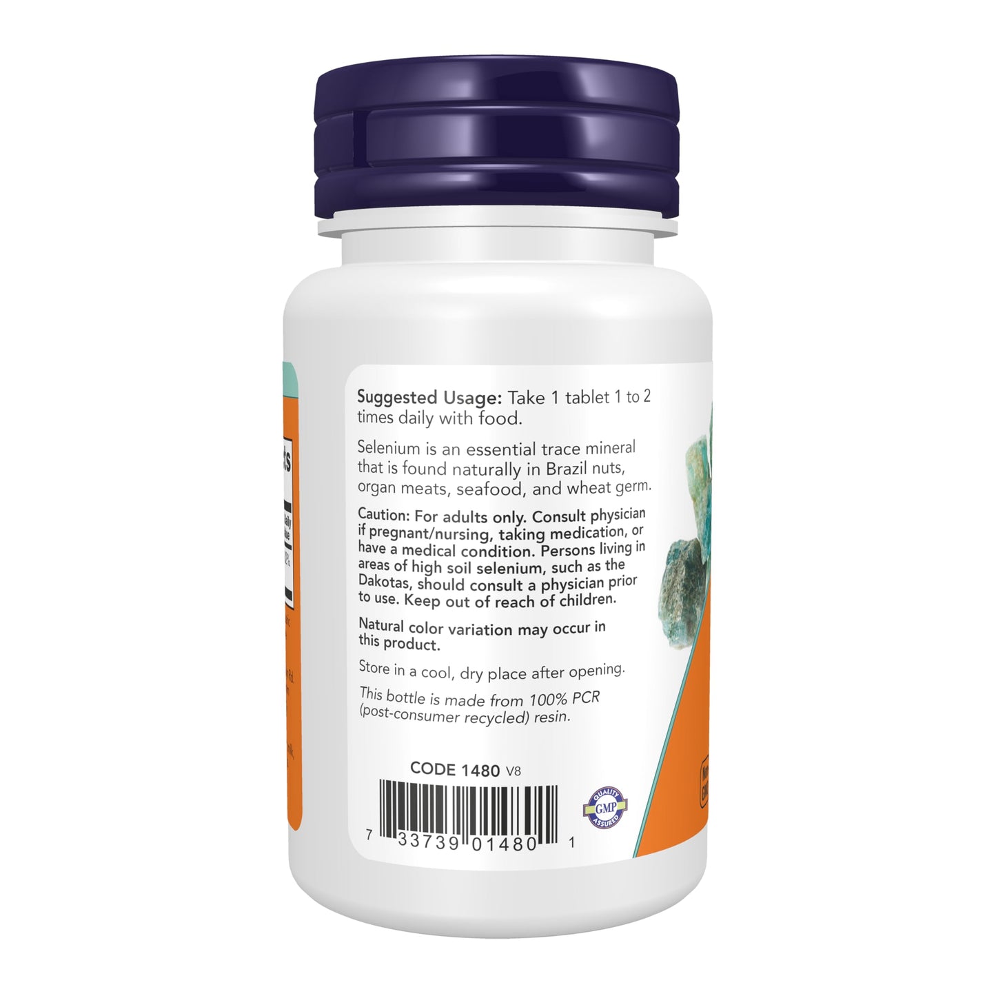 NOW Foods Selenium (L-Selenomethionine) 100 mcg Tablets, 100 Count
