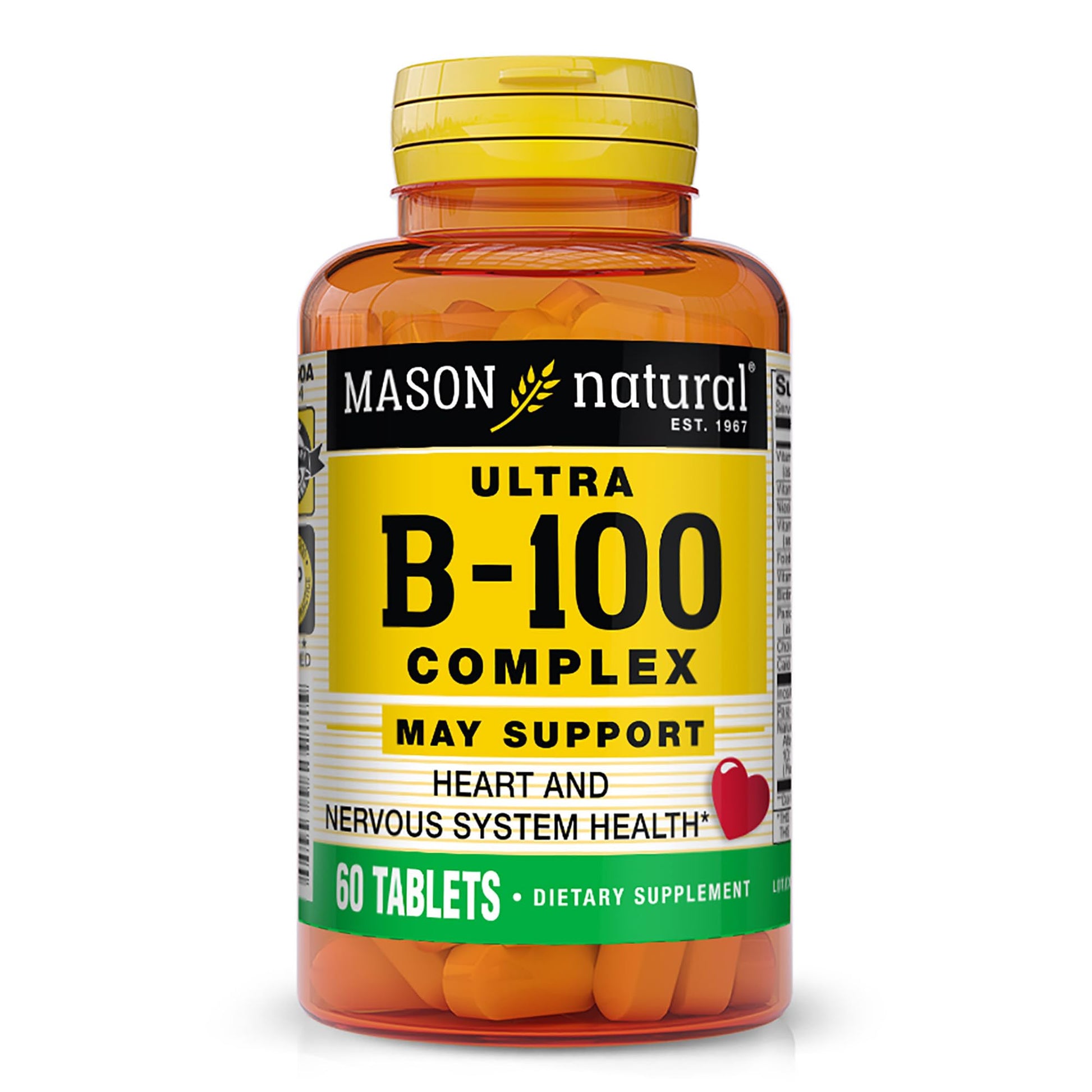 Mason Natural Ultra B-100 Complex Tablets 100 Count