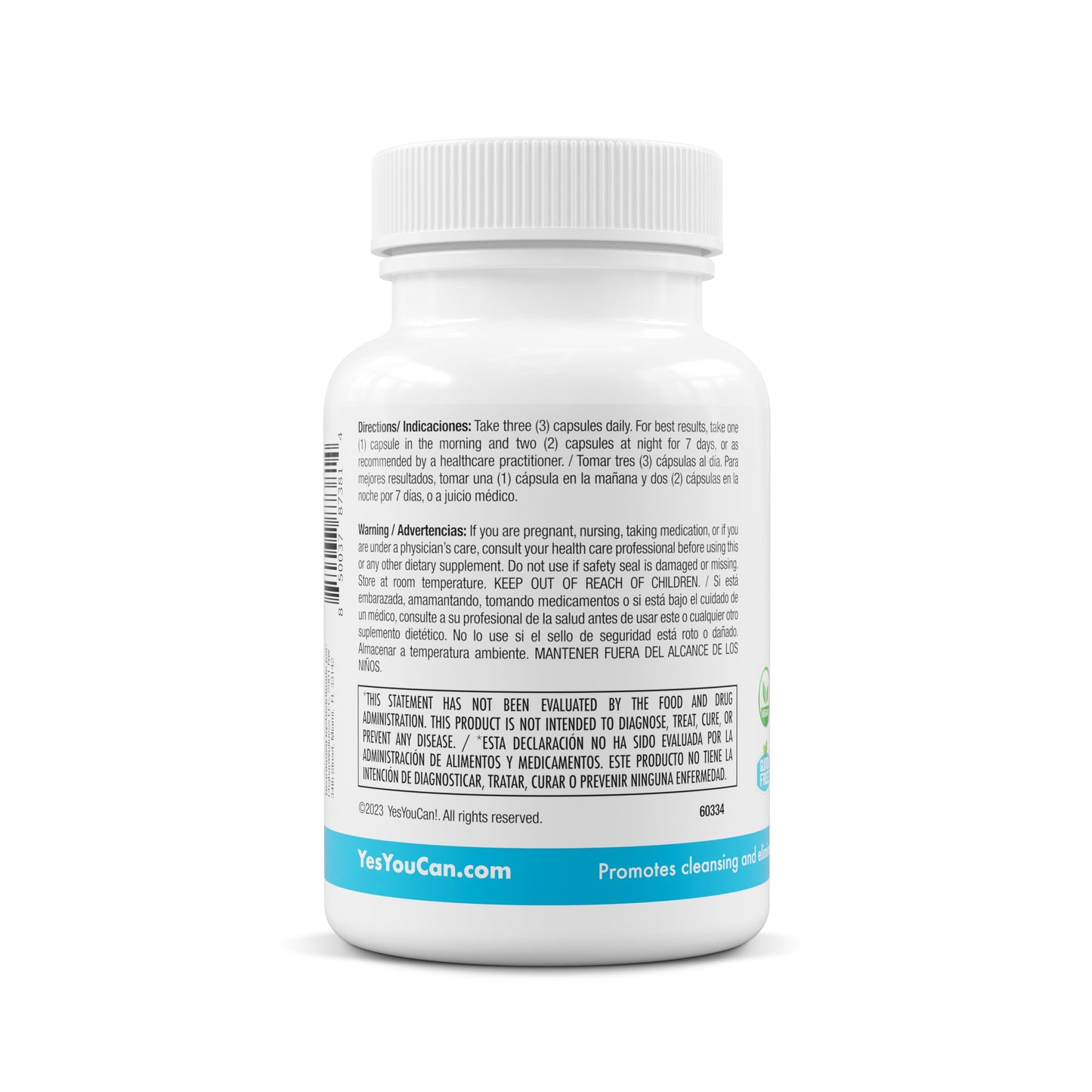 Yes You Can! Natural Detox Pills - Diuretic Cleanse with Electrolytes & Vitamins - Helps with Water Retention - Gluten-Free, 42 Capsules