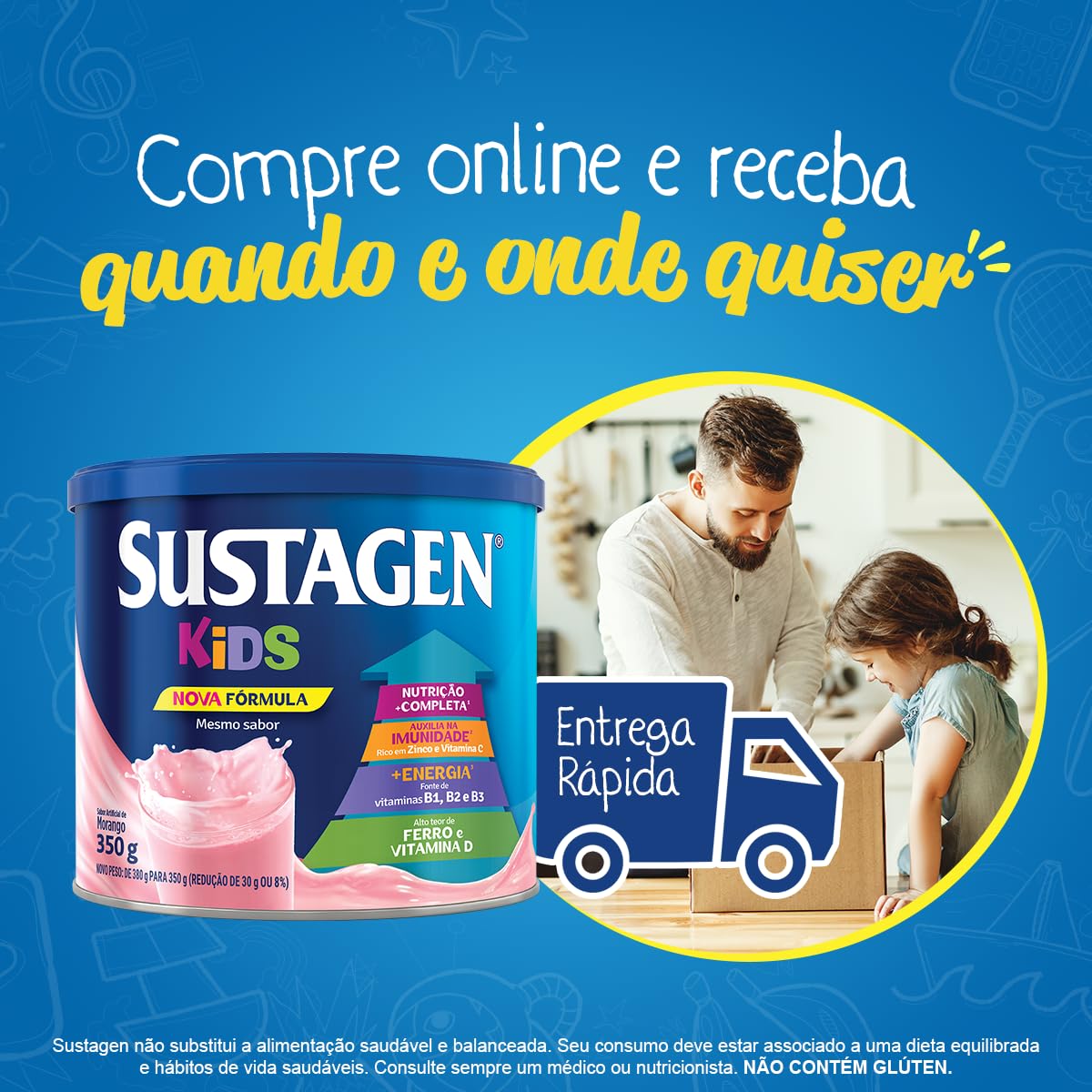 Sustagen Kids Strawberry Food Supplement Powder 13.3