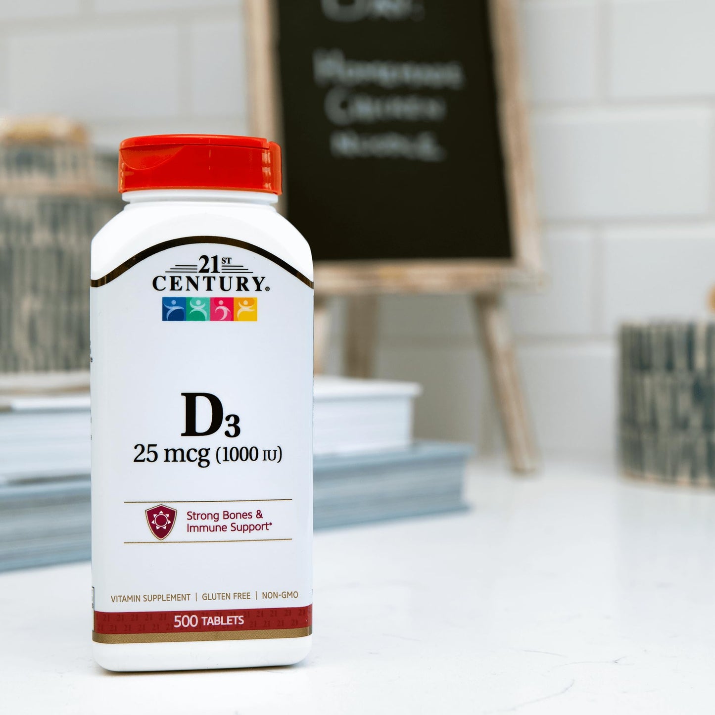 21st Century Vitamin D3 1000 IU Tablets, 500 Count