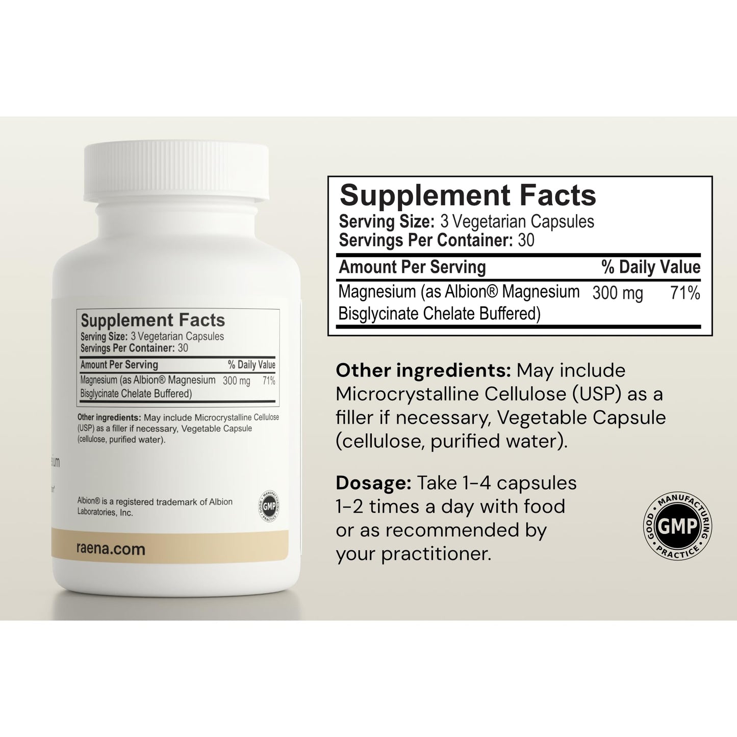 Raena Magnesium Capsule 90 Capsules