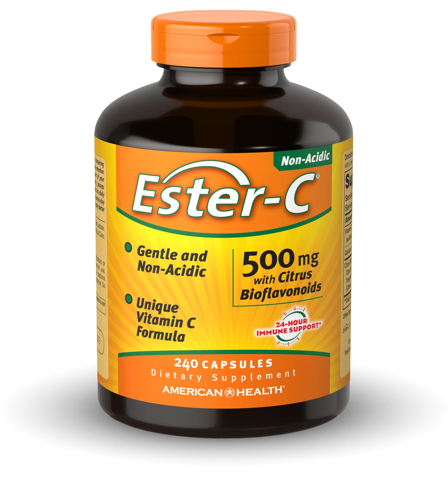American Health Ester-C with Citrus Bioflavonoids Capsules, 240 Count