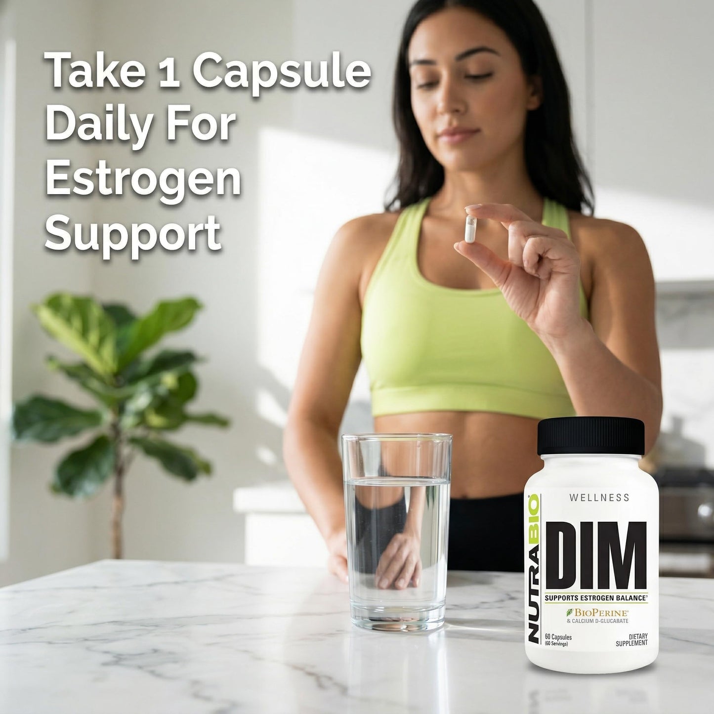 NutraBio DIM Supplement Capsule, 60 Capsules