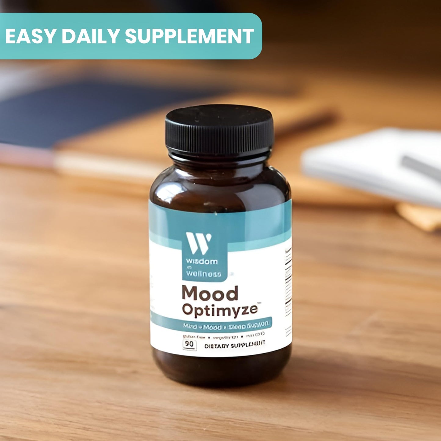 Wisdom In Wellness Mood Optimyze Capsules, 90 Count