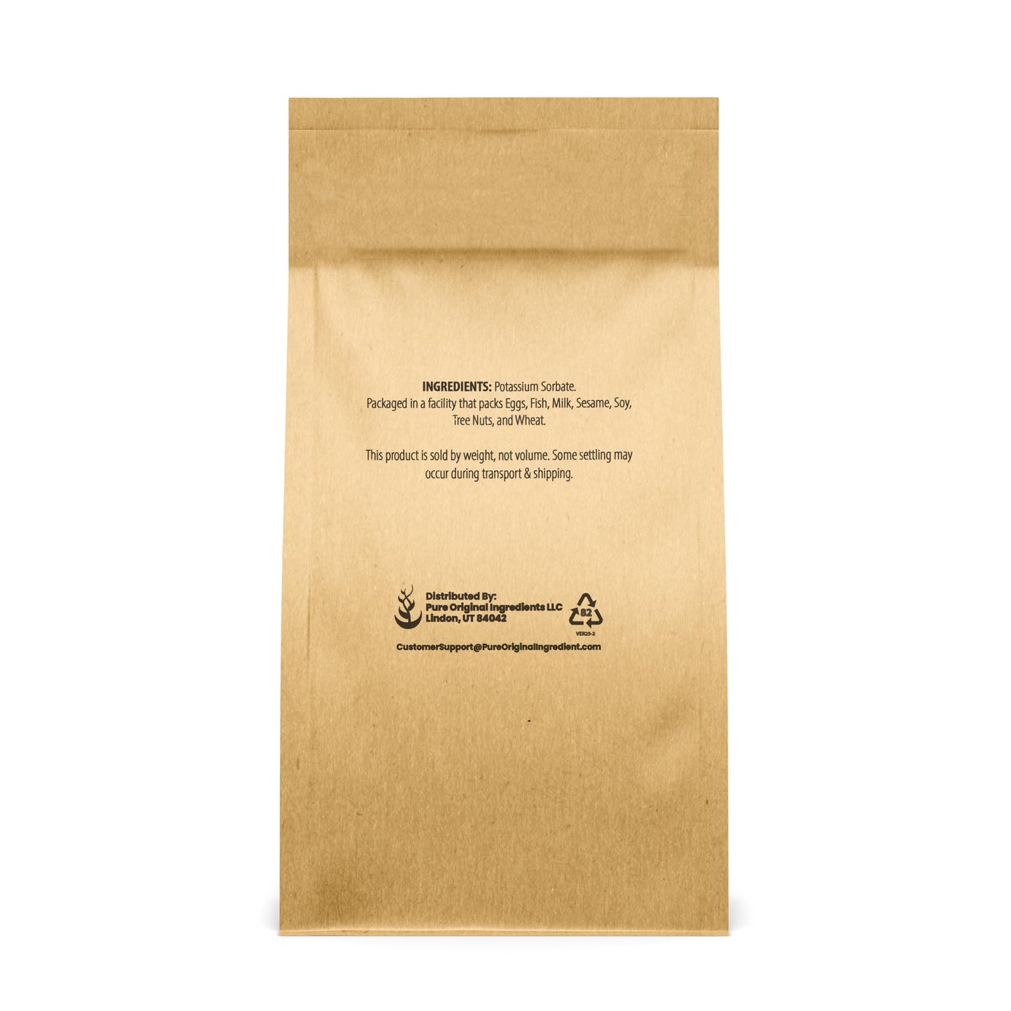 PURE ORIGINAL INGREDIENTS Potassium Sorbate Powder, 64 oz
