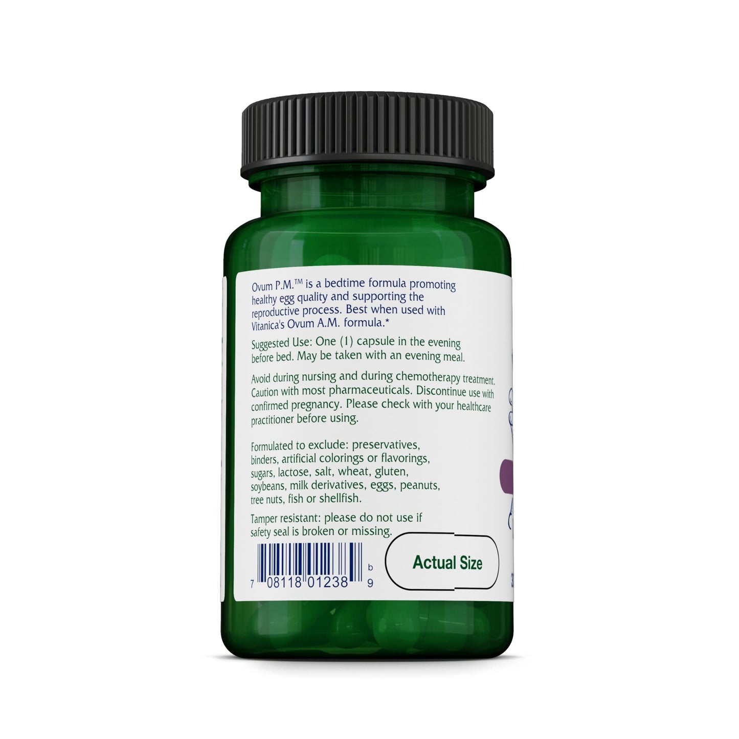 Vitanica Ovum P.M. Capsules, 30 Count