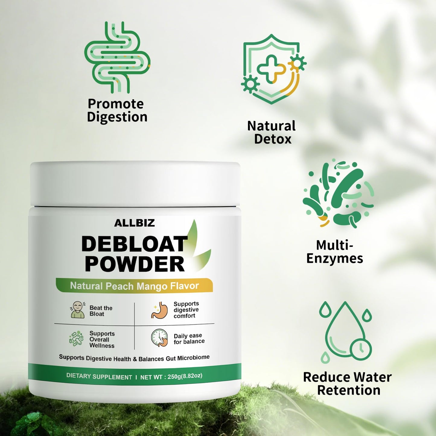 ALLBIZ Debloat Powder 8.82 oz