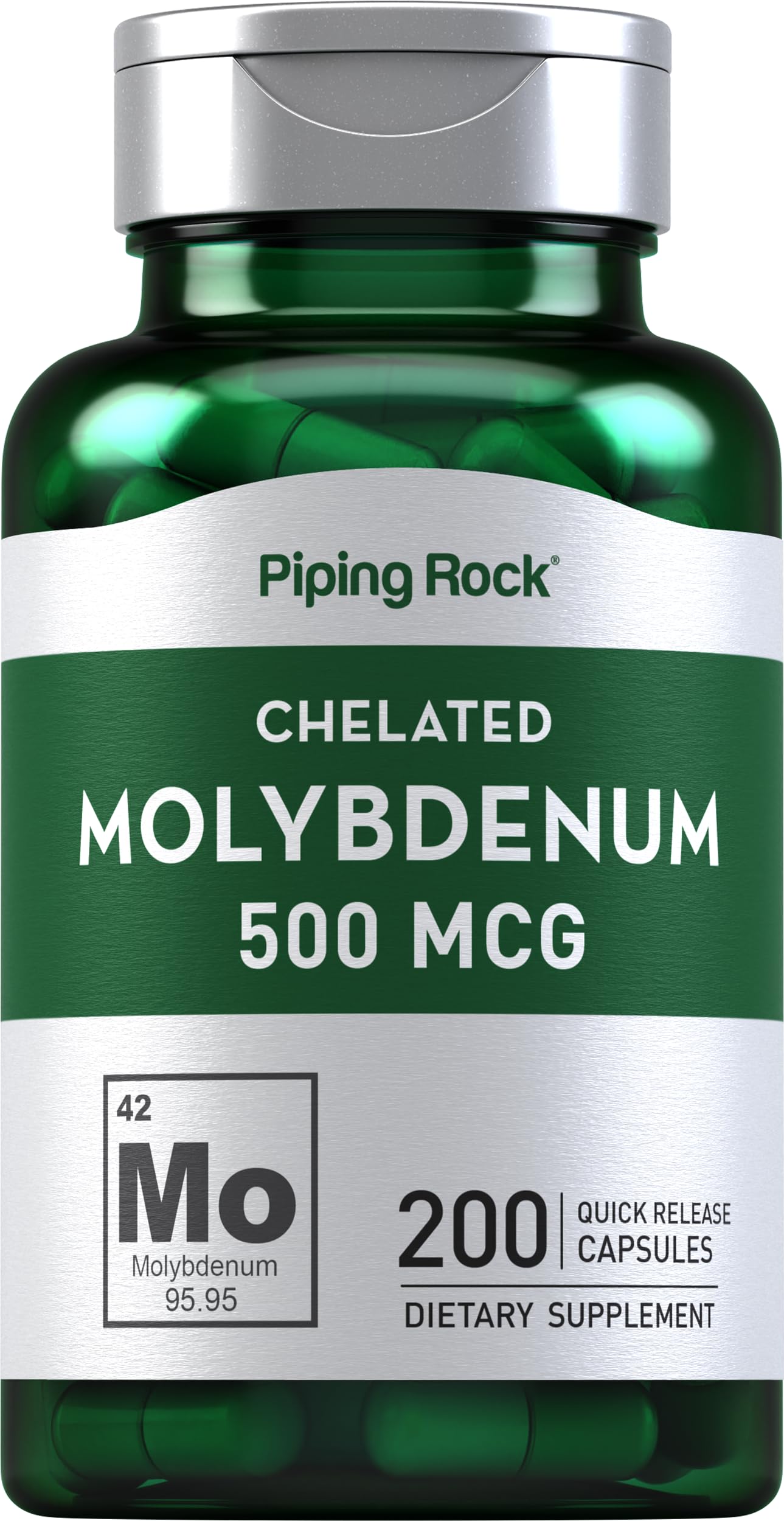 Piping Rock Molybdenum Supplement Capsule 200 Capsules