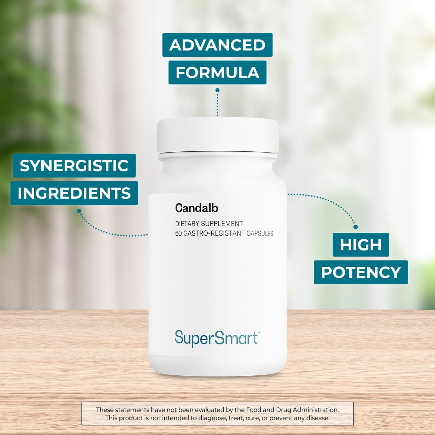 Supersmart Candalb Probiotics & Prebiotics Capsule, 60 Capsules