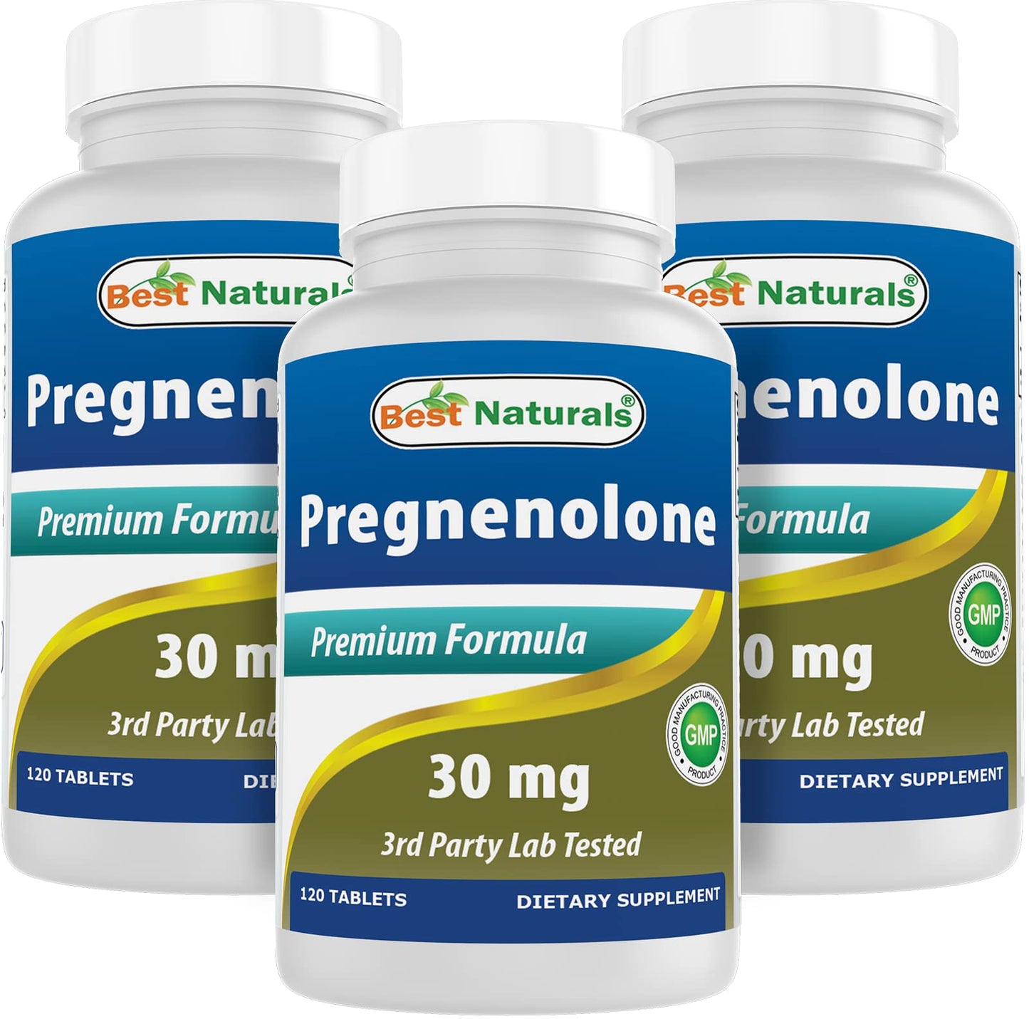 Best Naturals Pregnenolone 30 mg Tablets, 360 Tablets