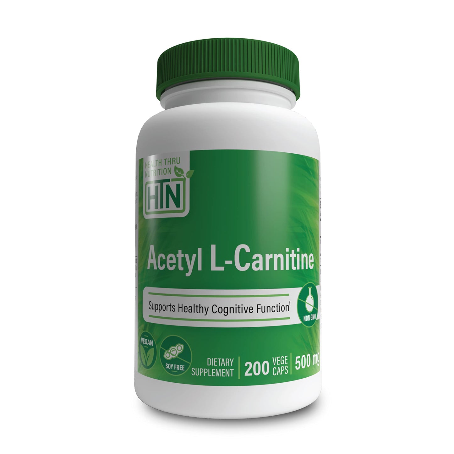 Health Thru Nutrition Acetyl L-Carnitine 500mg, 200 Capsules