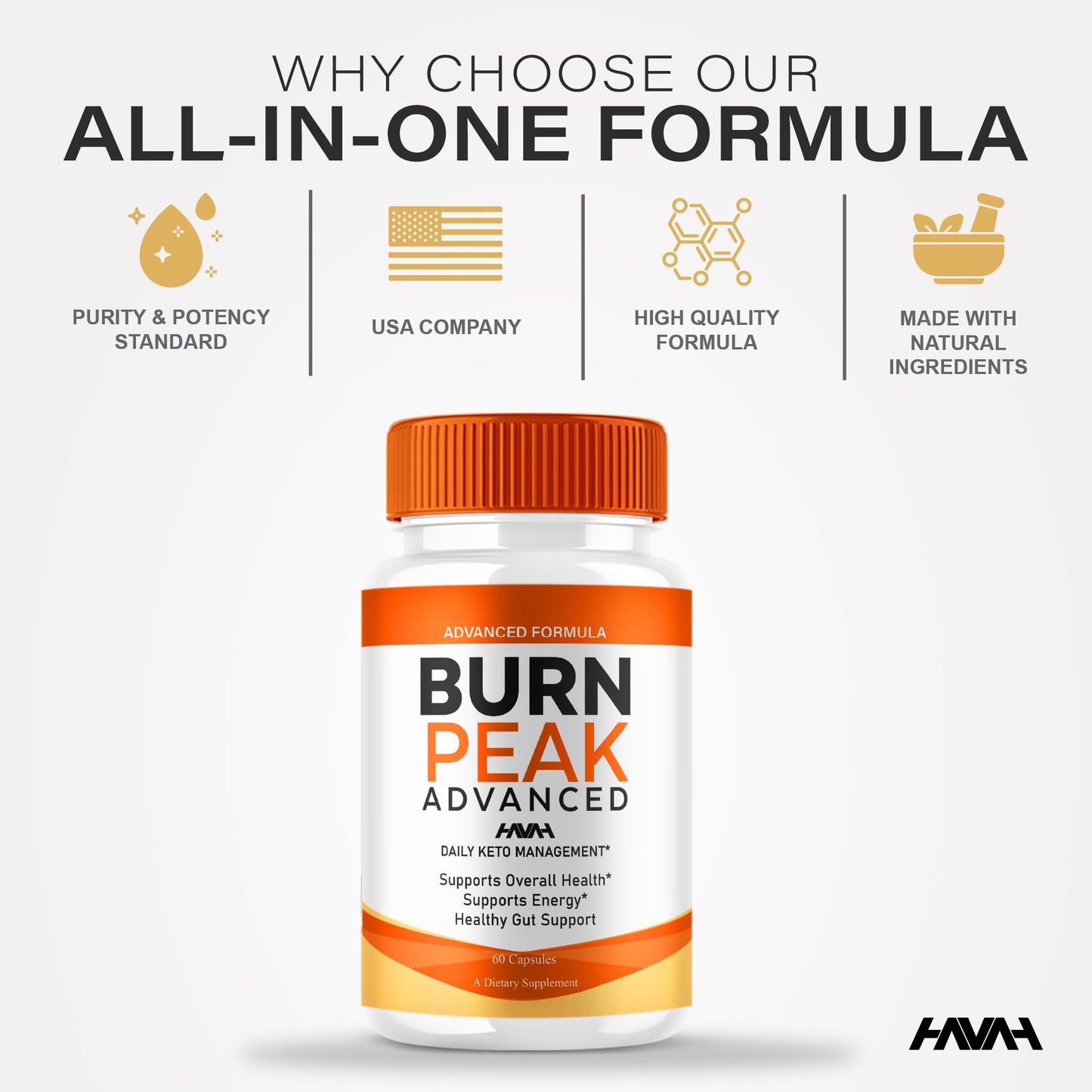 Havah Burn Peak Capsule 120 Capsules
