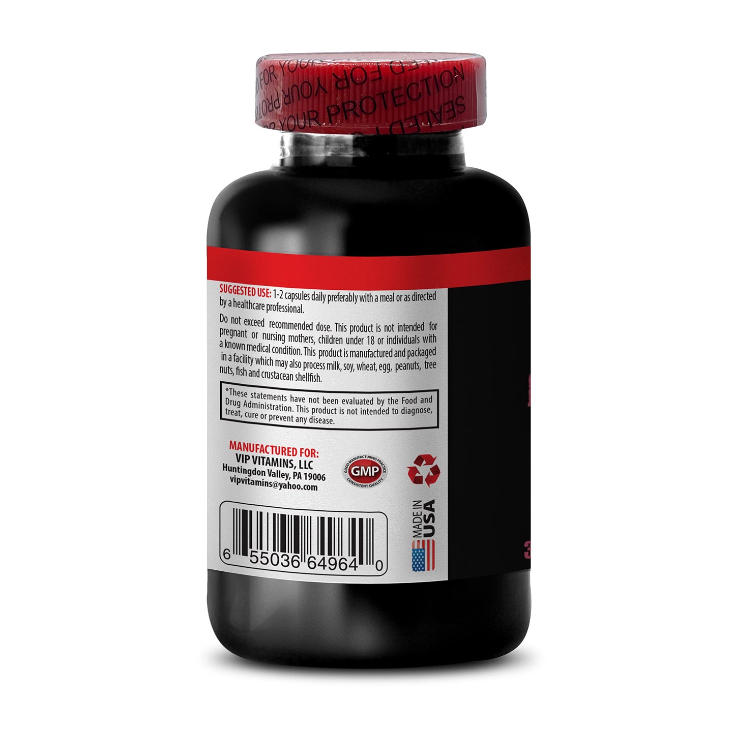 VIP VITAMINS Mucuna Pruriens Extract Capsule 60 Count