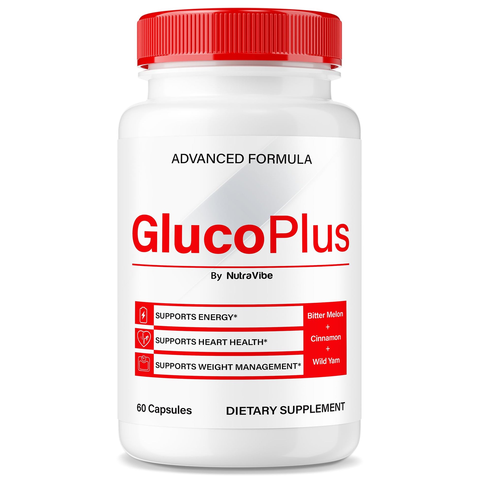 NutraVibe GlucoPlus Capsule 60 Count