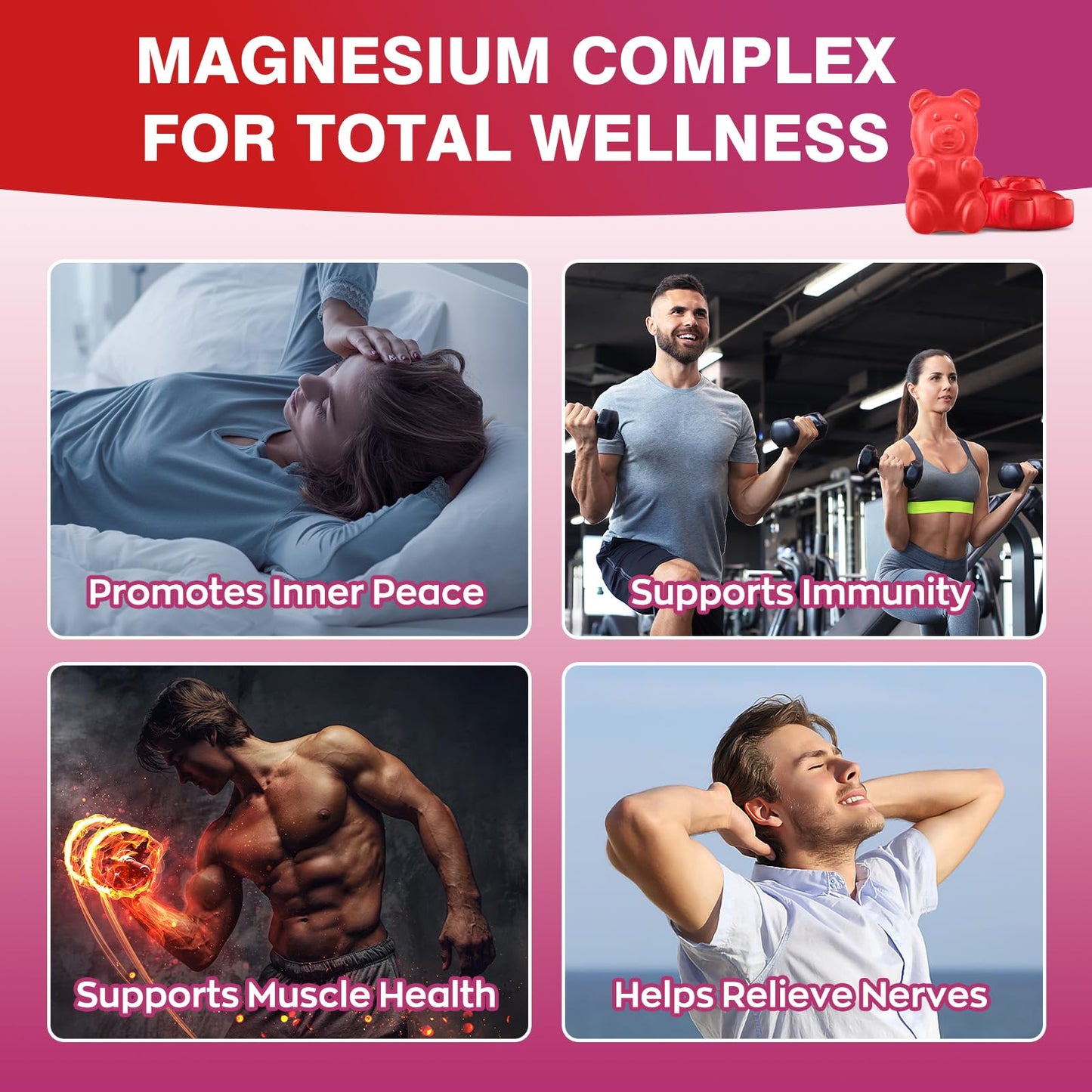 DIAOLAI Magnesium Complex Gummies 120 Count