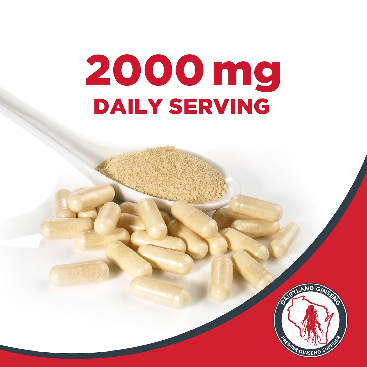 Dairyland Management LLC American Ginseng Capsules, 150 Count