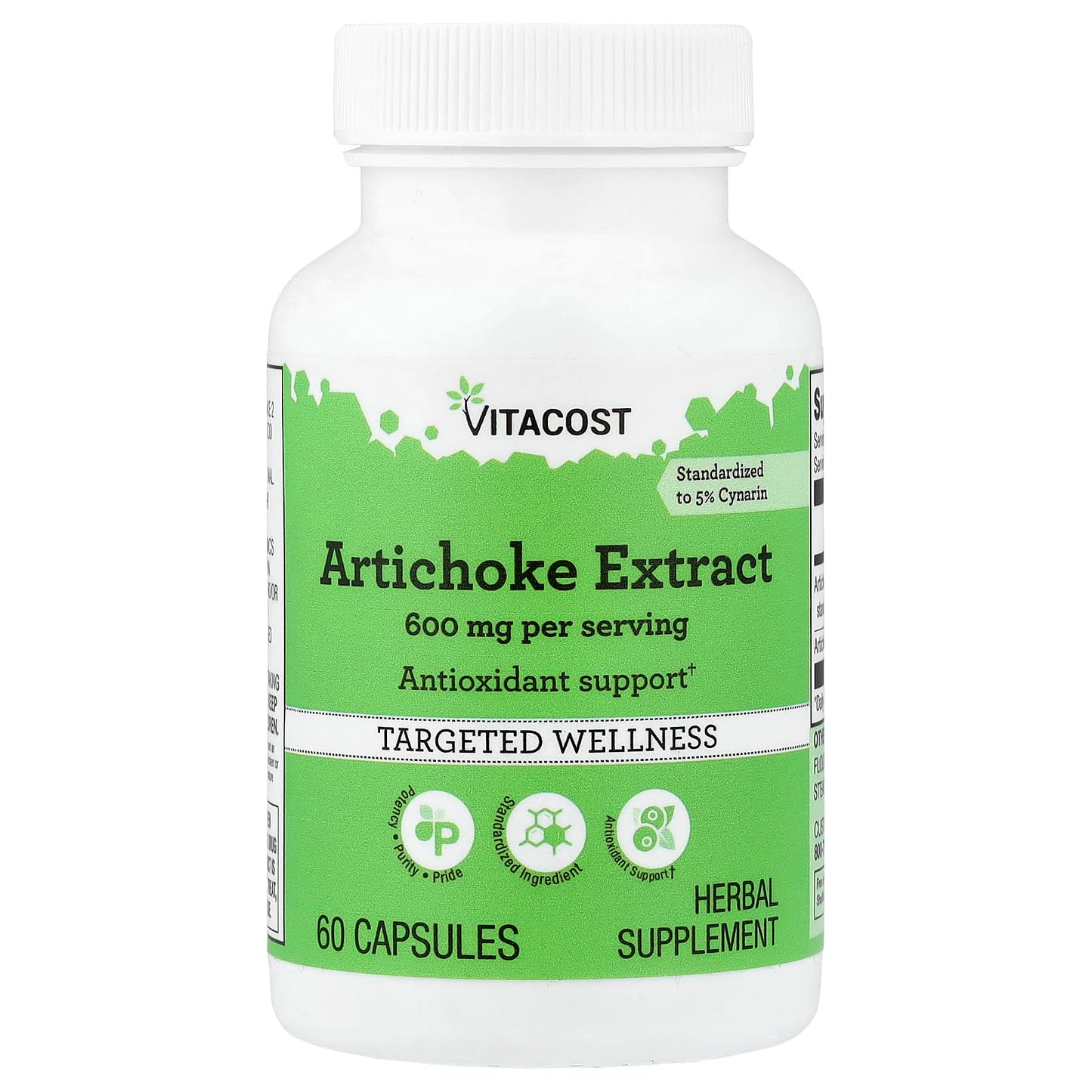 Vitacost Artichoke Extract 60 Capsules