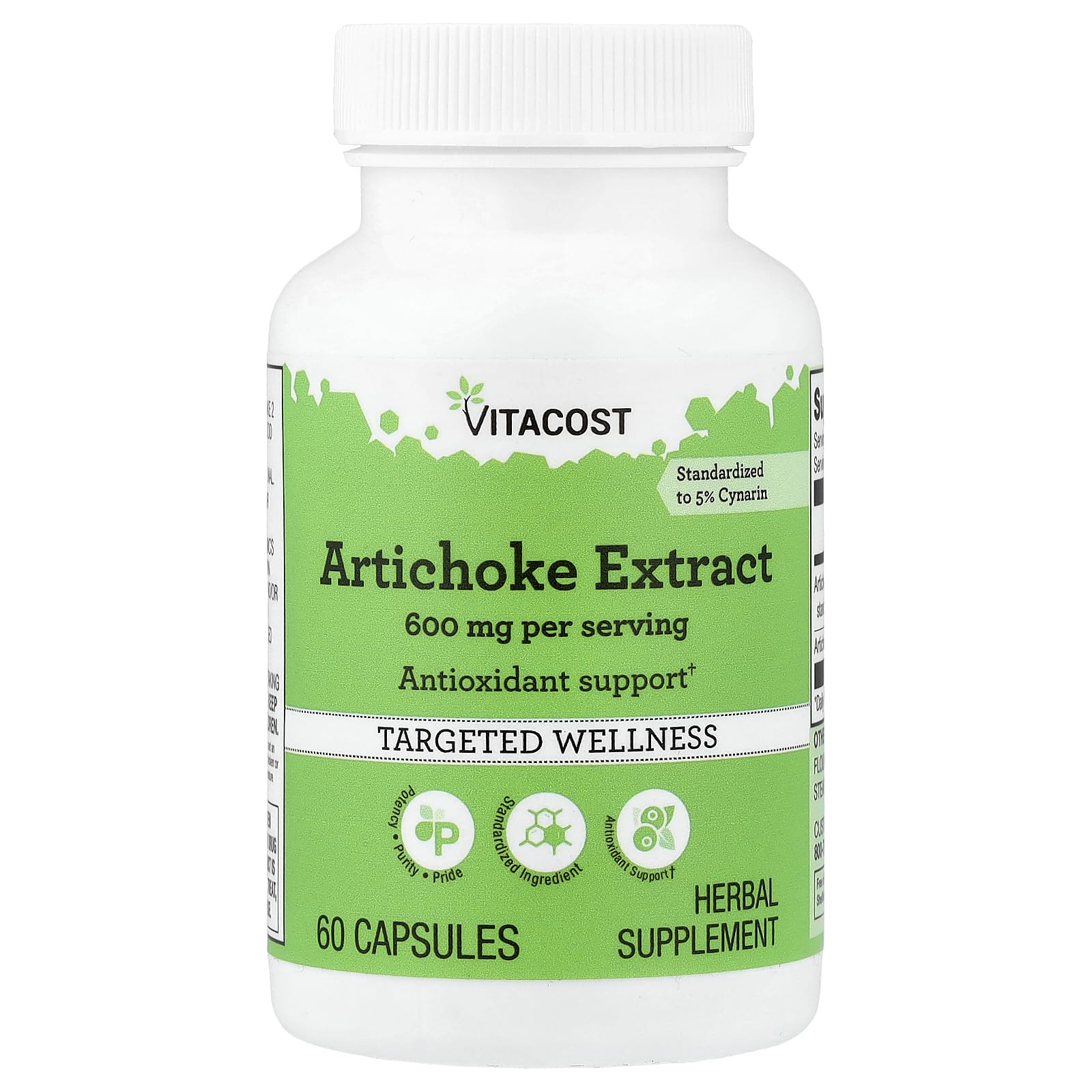 Vitacost Artichoke Extract 60 Capsules