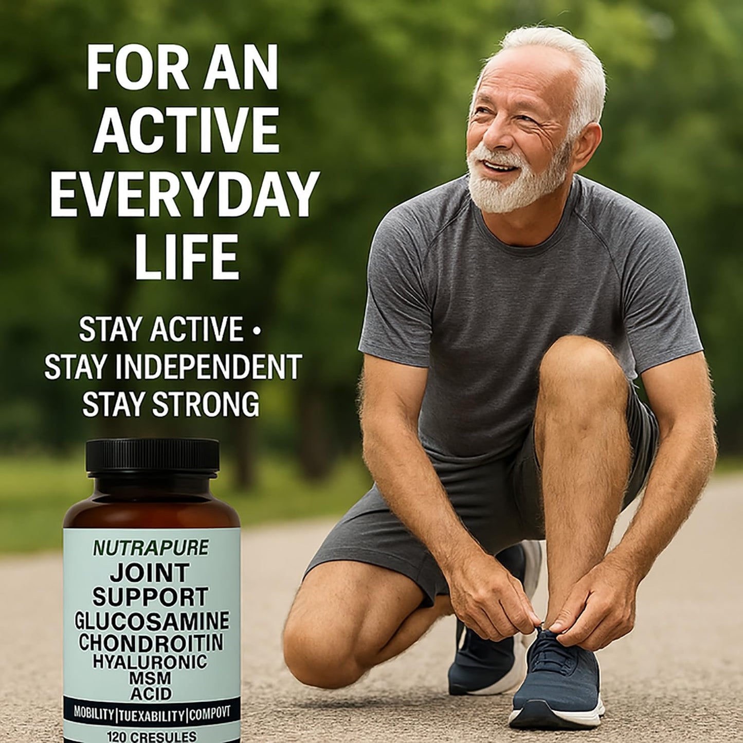WXDOAU Nutrapure Joint Support Capsule, 120 Veggie Capsules