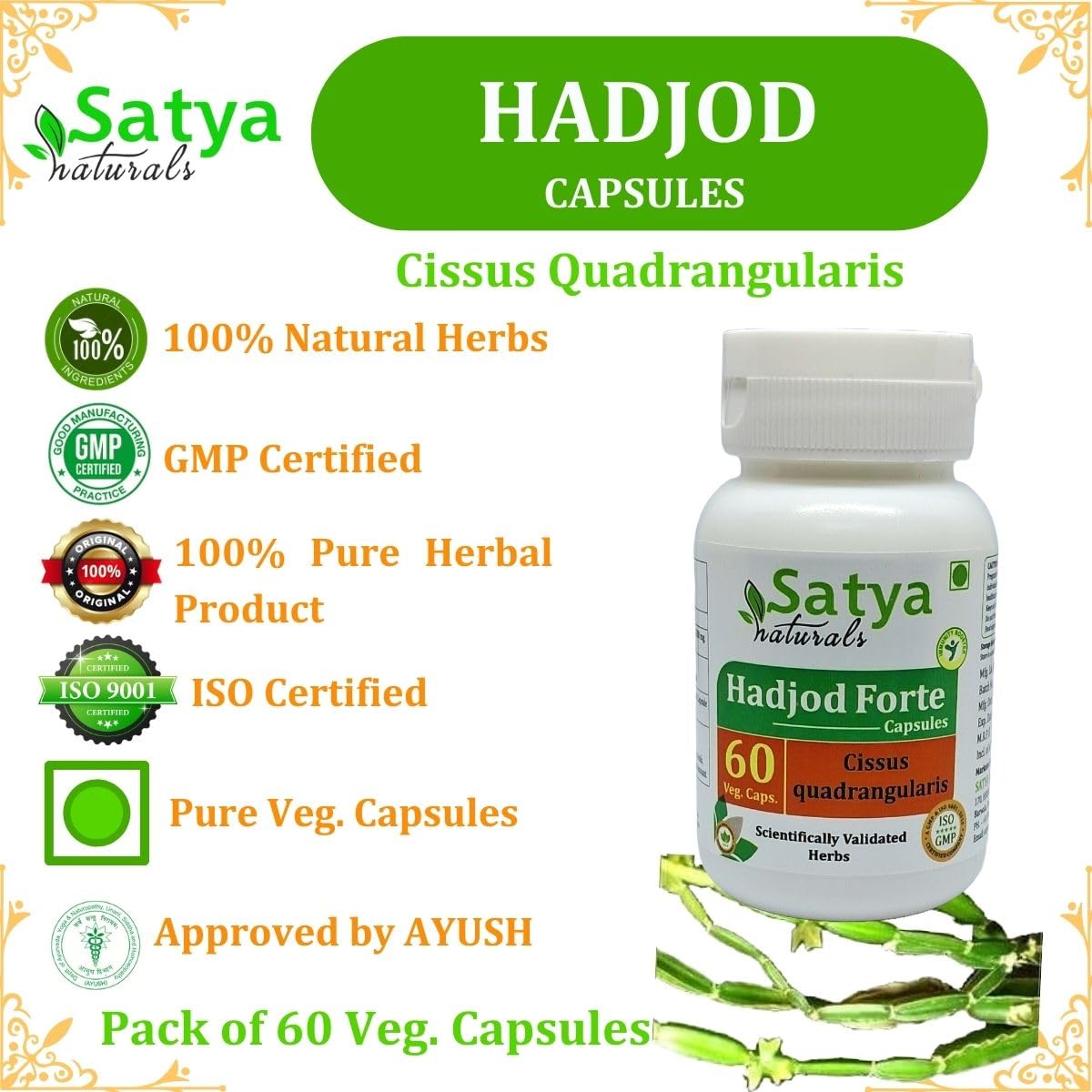 Generic Hadjod Capsule 500 mg, 240 Count