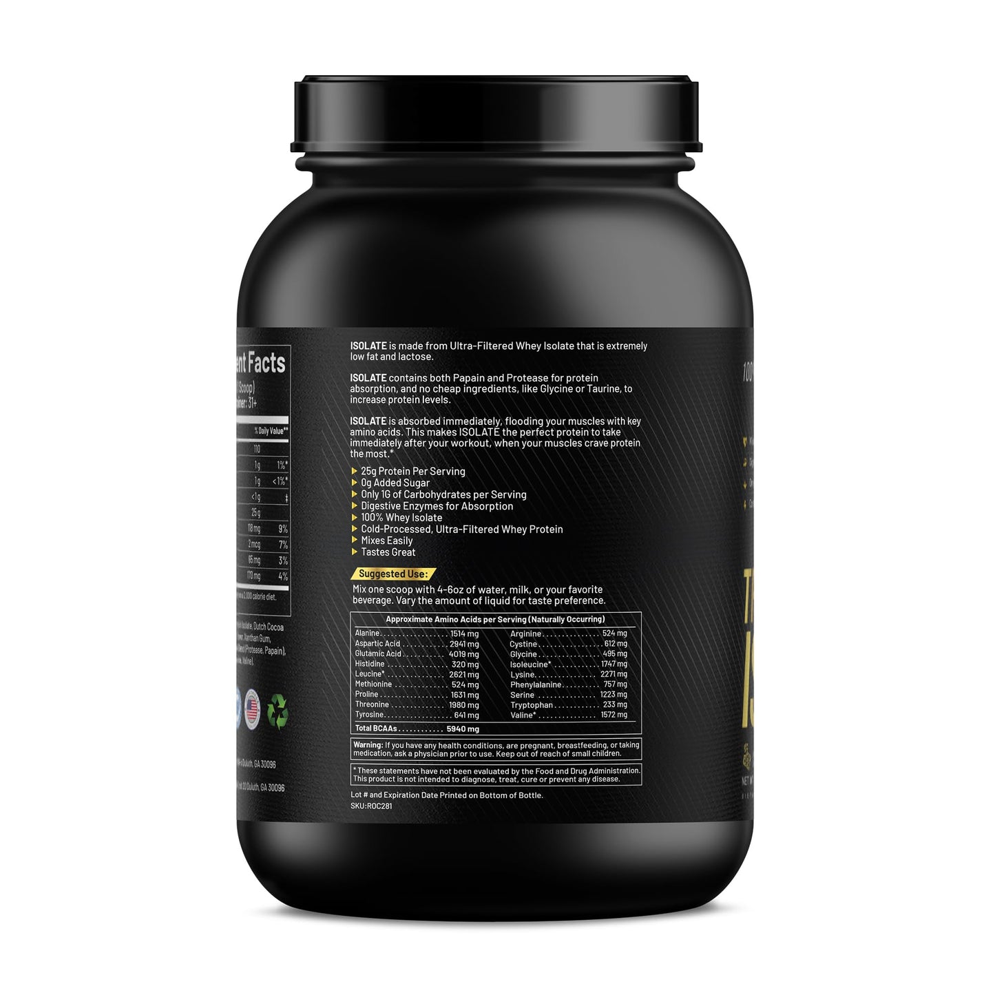 TRIUMPH VITAMIN 100% Whey Isolate Chocolate Powder 50