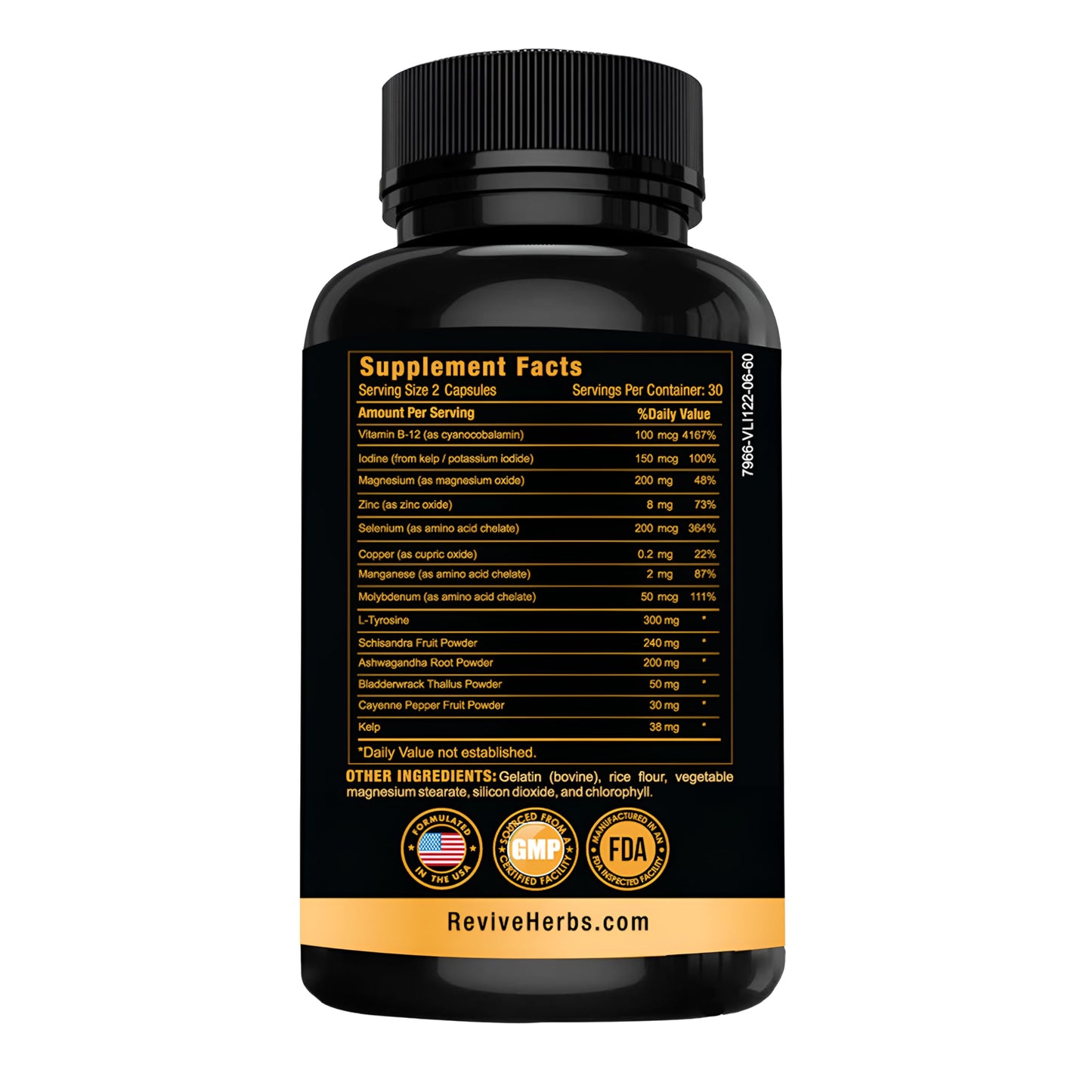 Revive Herbs Thyroid Support 60 Capsules
