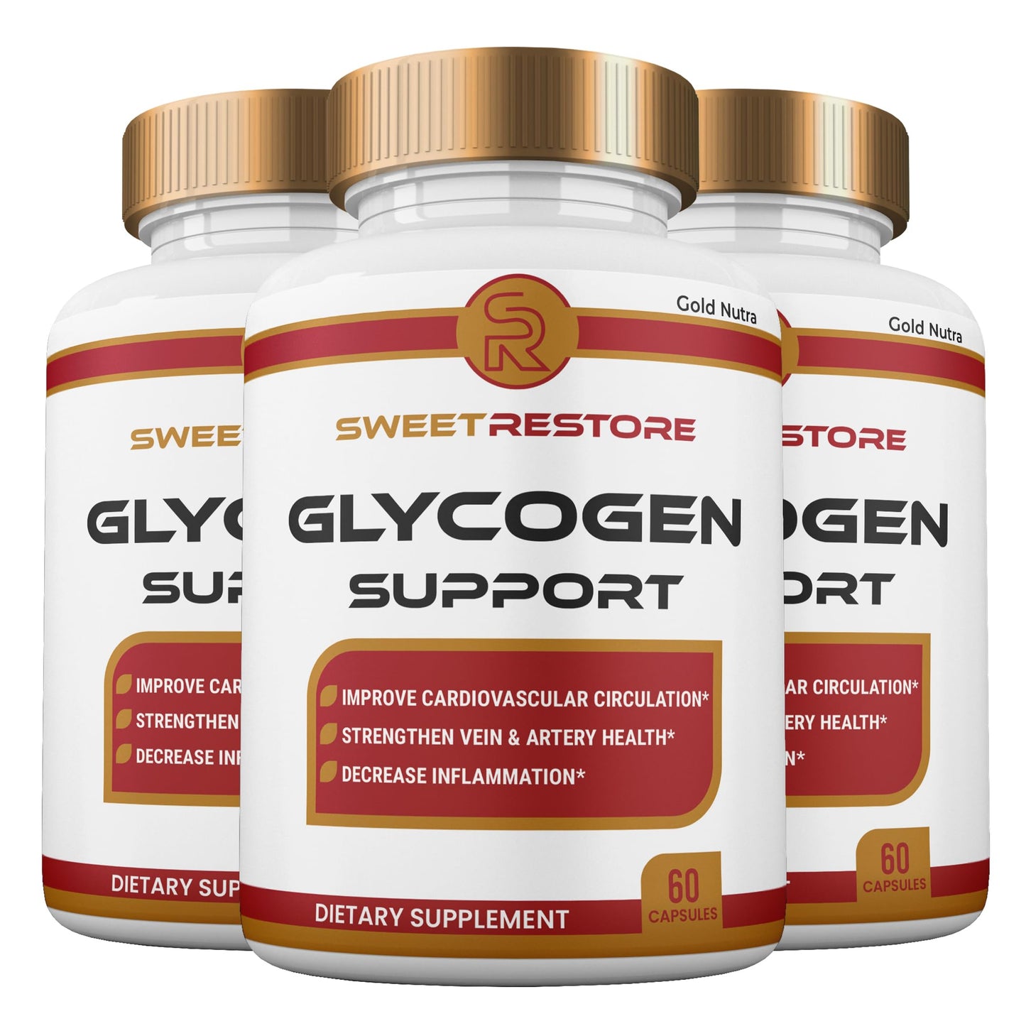Gold Nutra Sweet Restore Capsules, 3 Pack
