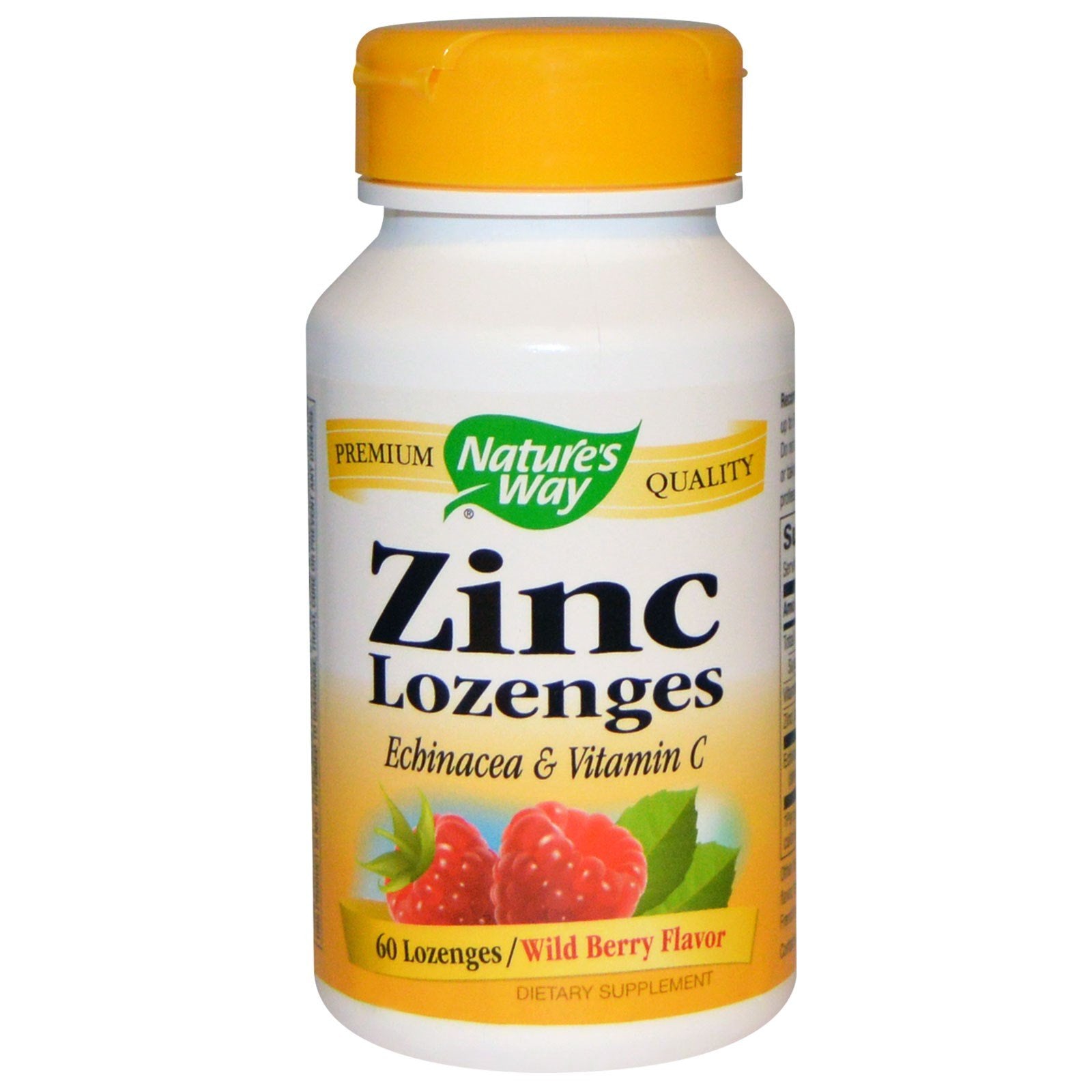 Nature's Way Zinc Lozenges with Echinacea and Vitamin C Lozenges, 180 Count