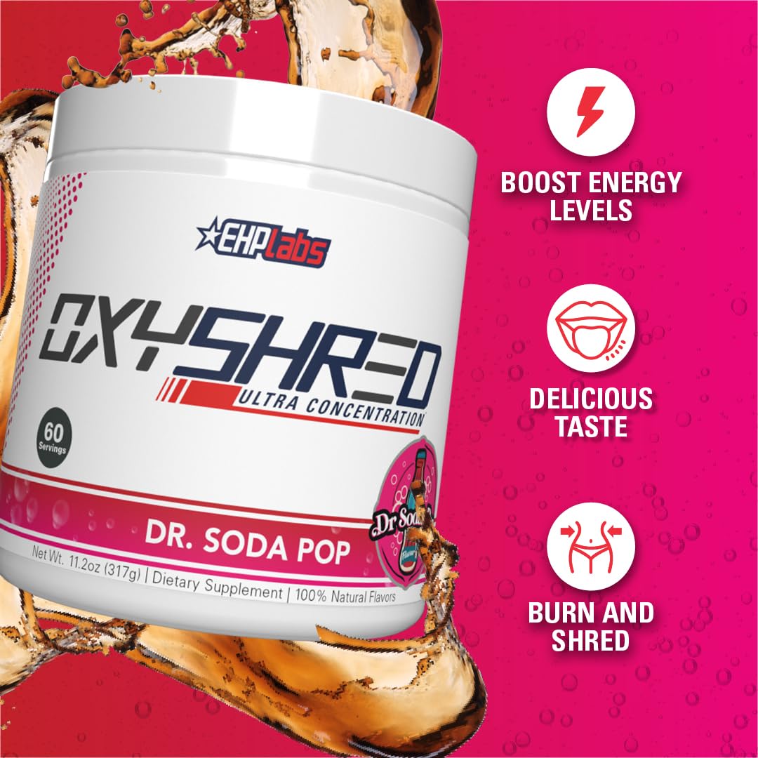 EHP Labs OxyShred Thermogenic Fat Burner - Pre-Workout Powder 11.2