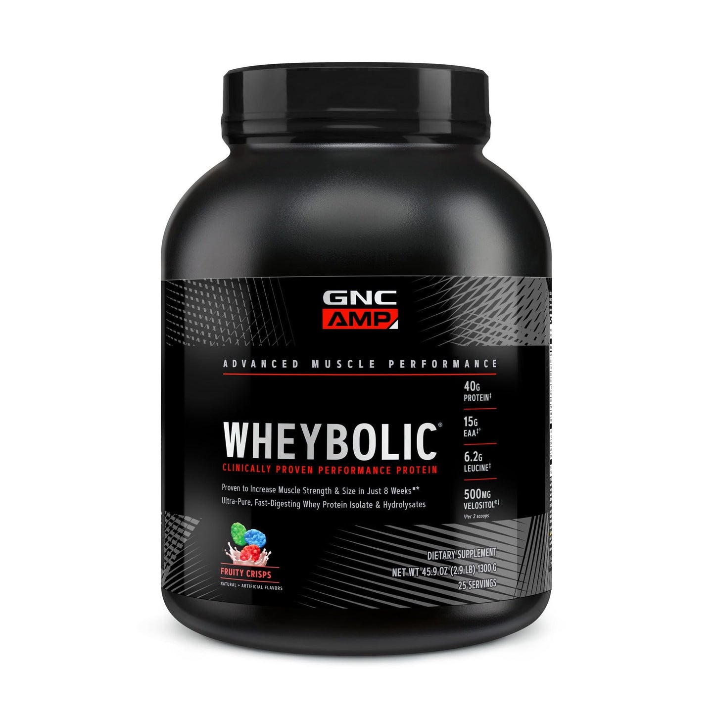 GNC AMP Wheybolic Clinically Proven Protein Powder, 25 Servings
