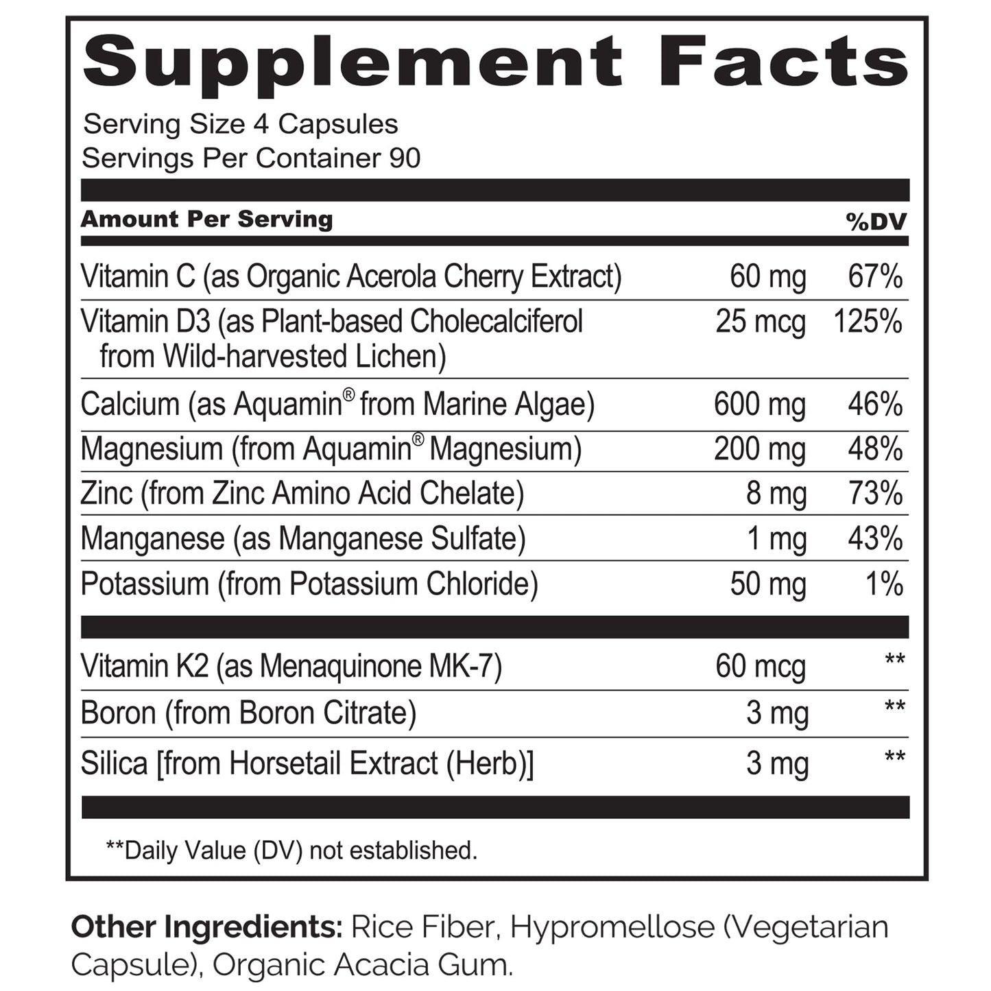 NATURELO Calcium Supplement Capsules 360 Count
