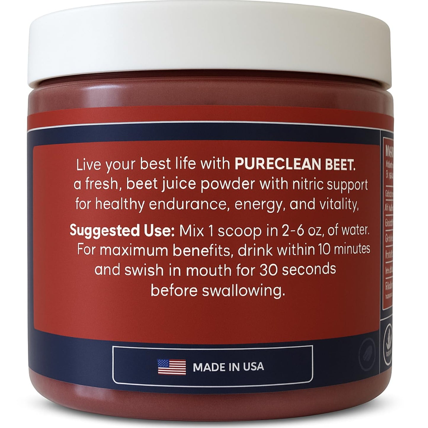 PureClean Performance Beet Juice Powder 21.2 Ounce