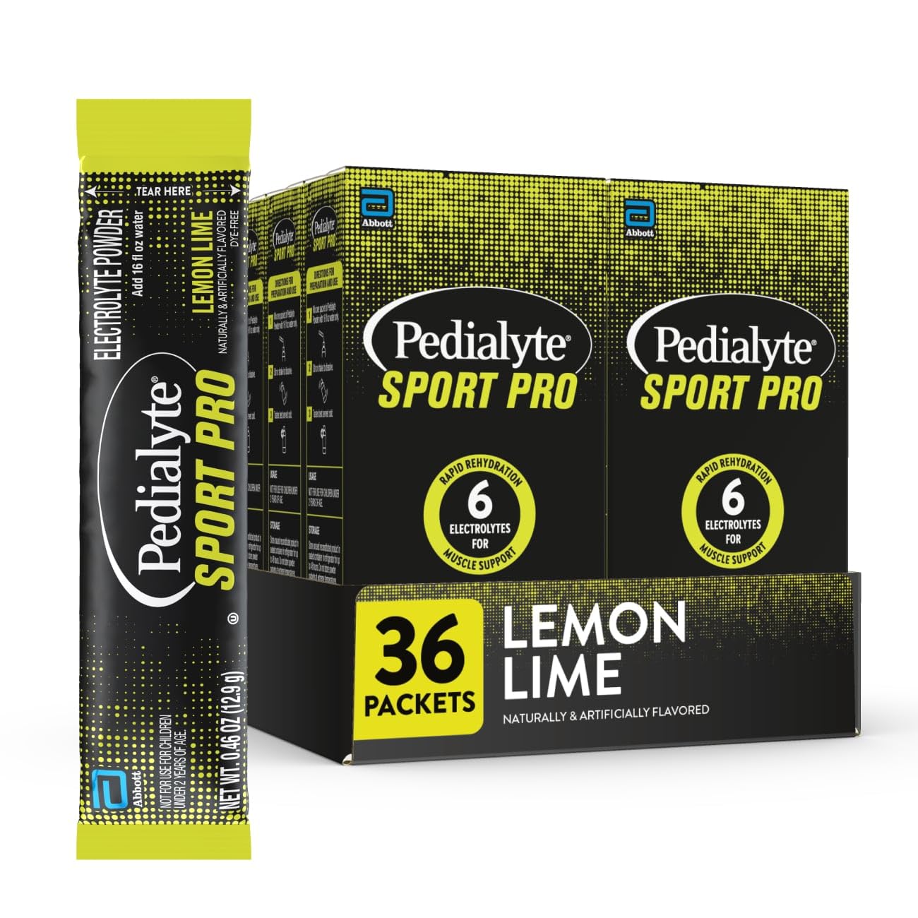 Pedialyte Sport Pro Electrolyte Powder, 36 Count