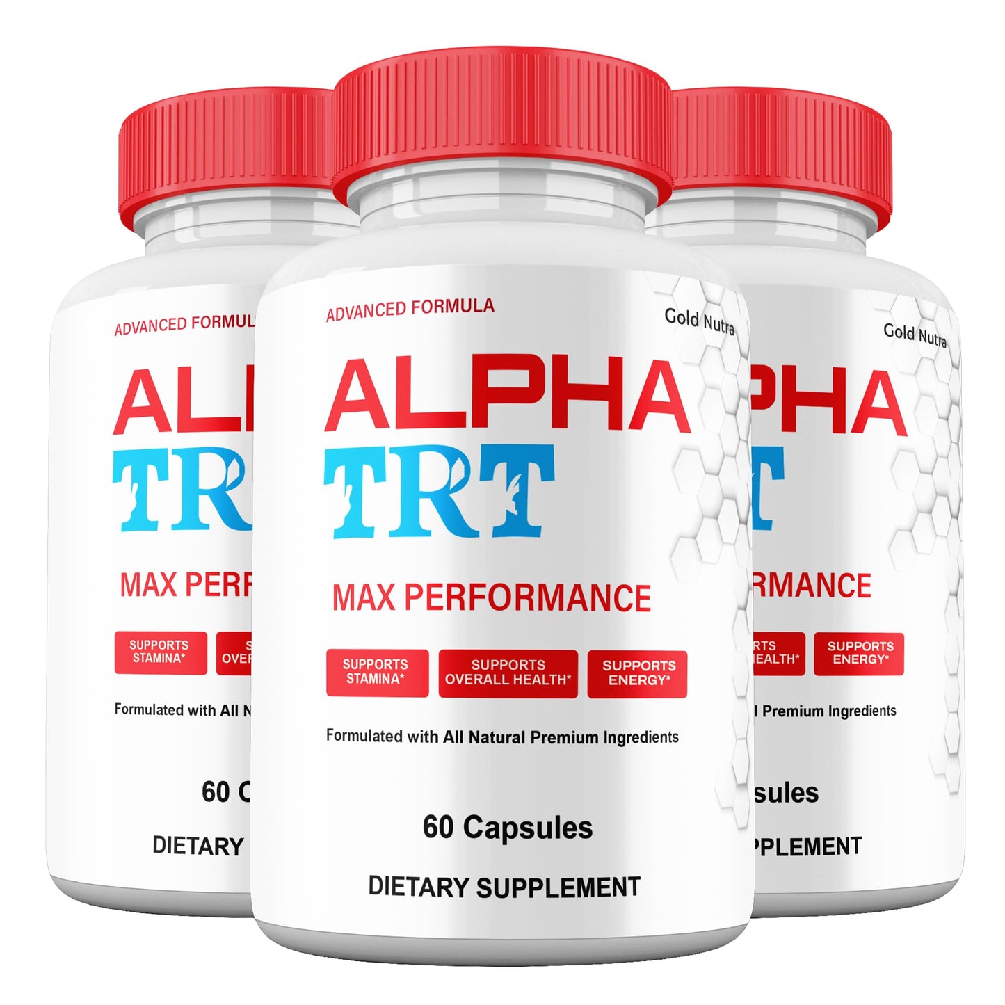 Gold Nutra Alpha TRT Capsules, Maximum Strength Formula, 5 Capsules