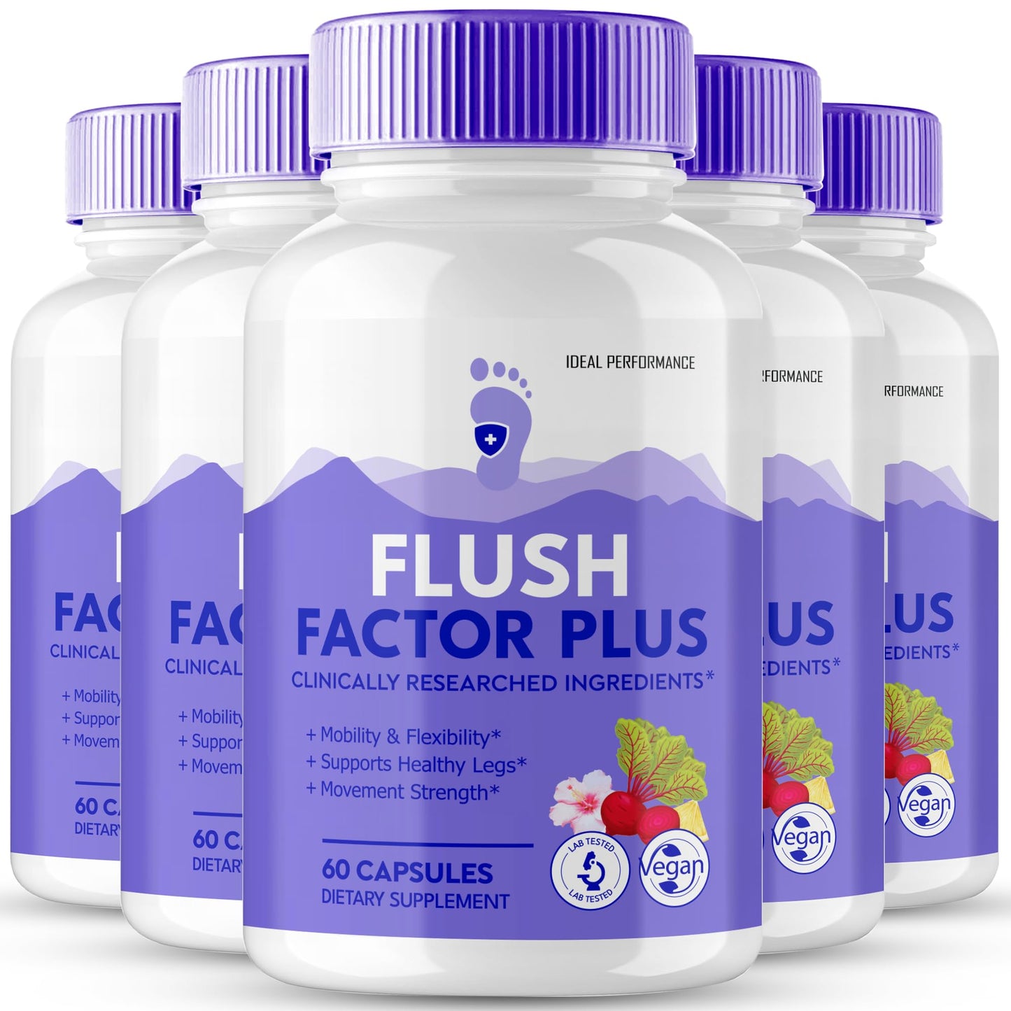 IDEAL PERFORMANCE Flush Factor Plus Capsules, 300 Count