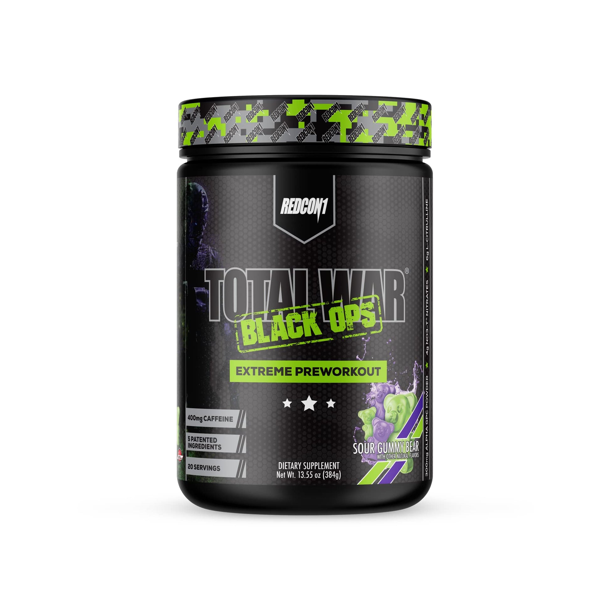 REDCON1 Total War Black Ops Extreme Preworkout Powder 13.62 oz